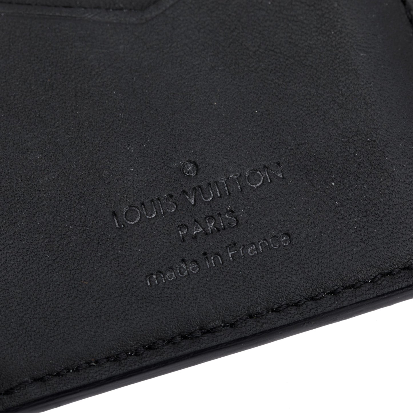Louis Vuitton Black Monogram Shadow Calf Leather Pocket Organizer