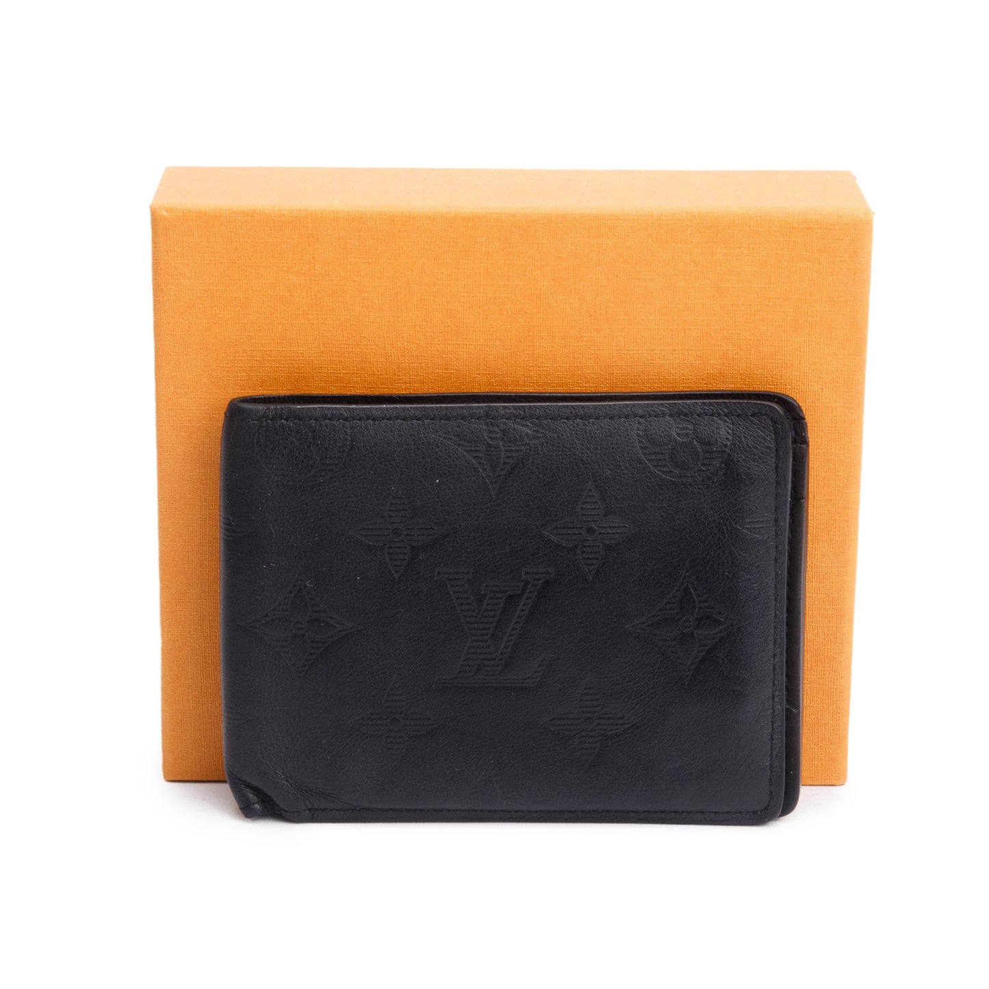 Louis Vuitton Black Monogram Shadow Multiple Wallet