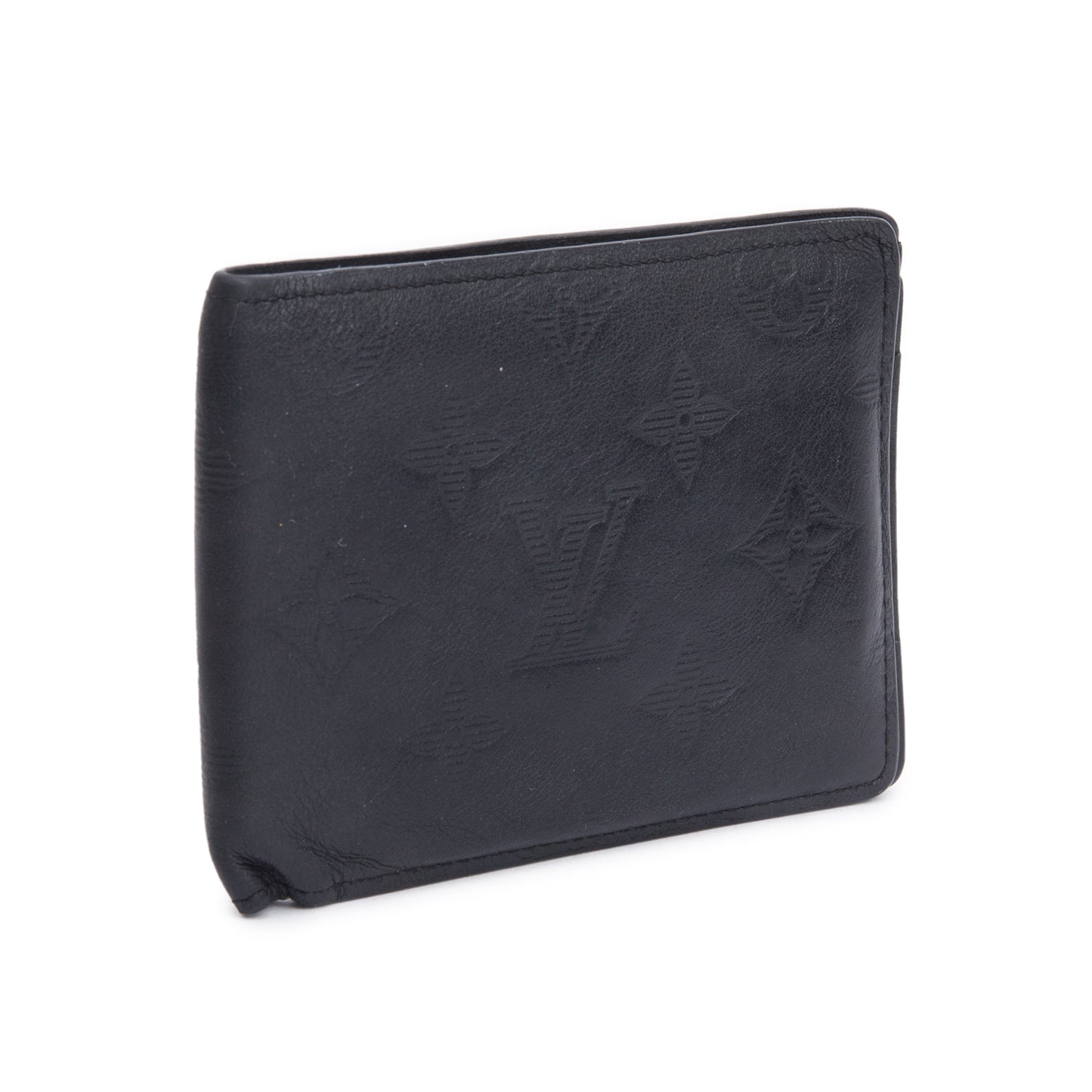 Louis Vuitton Black Monogram Shadow Multiple Wallet
