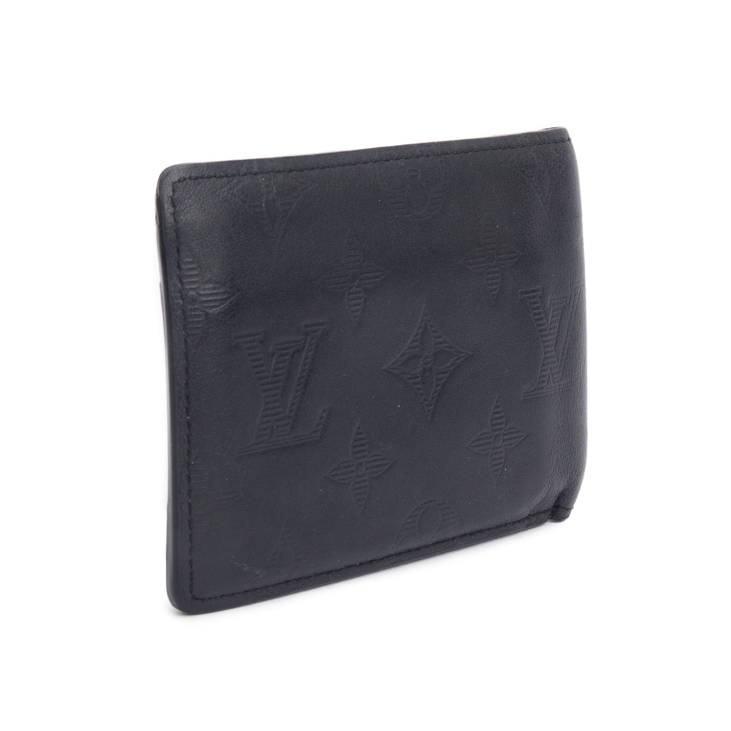 Louis Vuitton Black Monogram Shadow Multiple Wallet