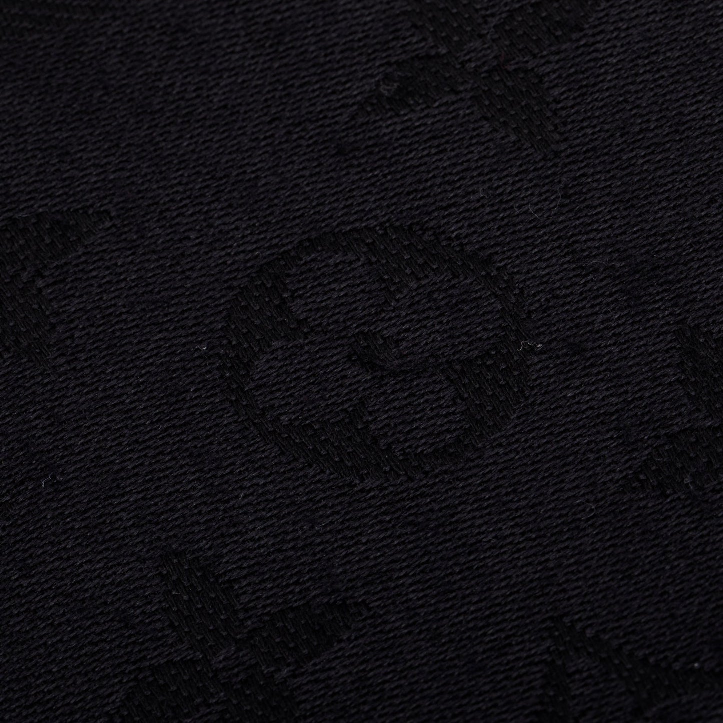 Louis Vuitton Black Monogram Silk/Wool Shawl Scarf