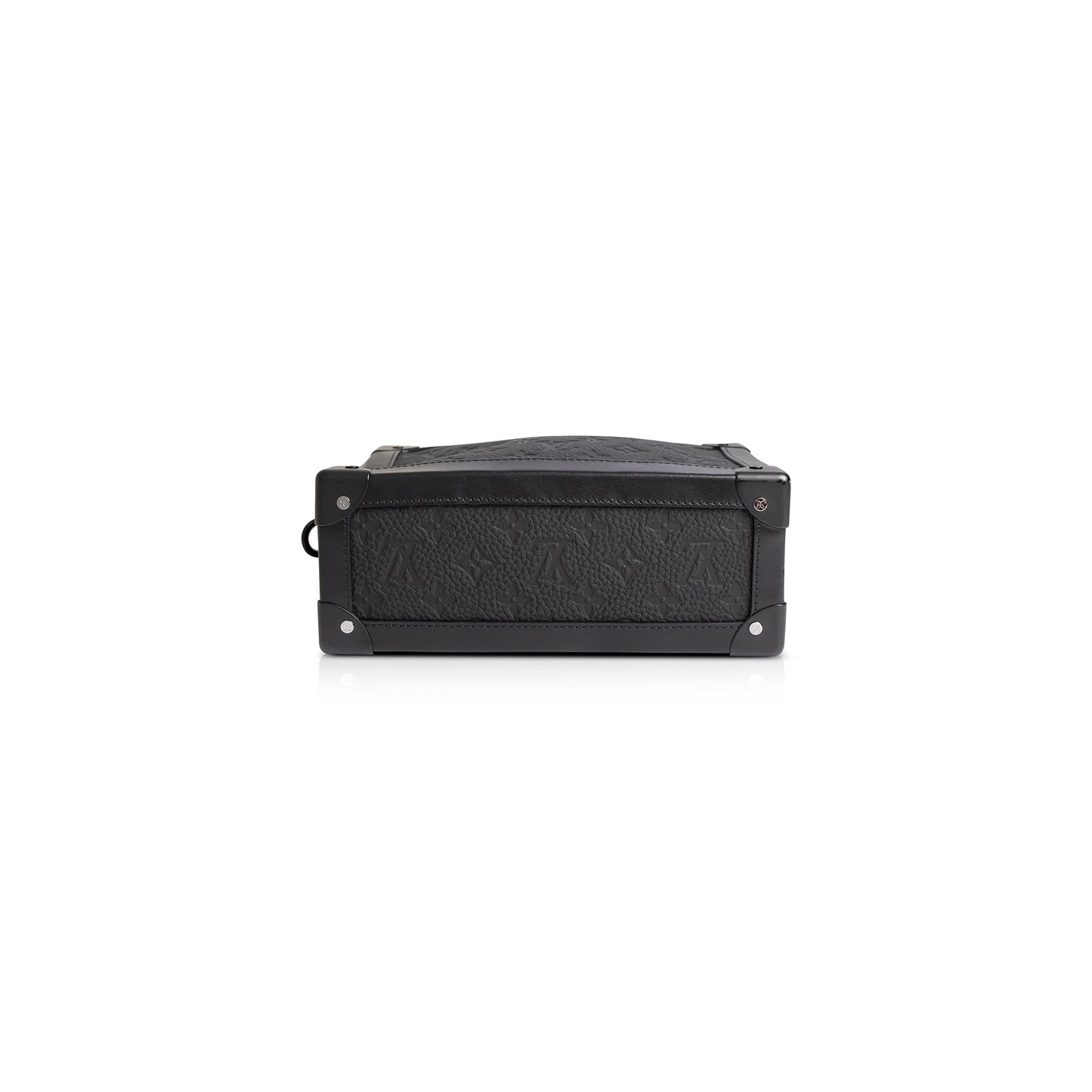 Louis Vuitton Black Monogram Taurillon Soft Trunk Bag