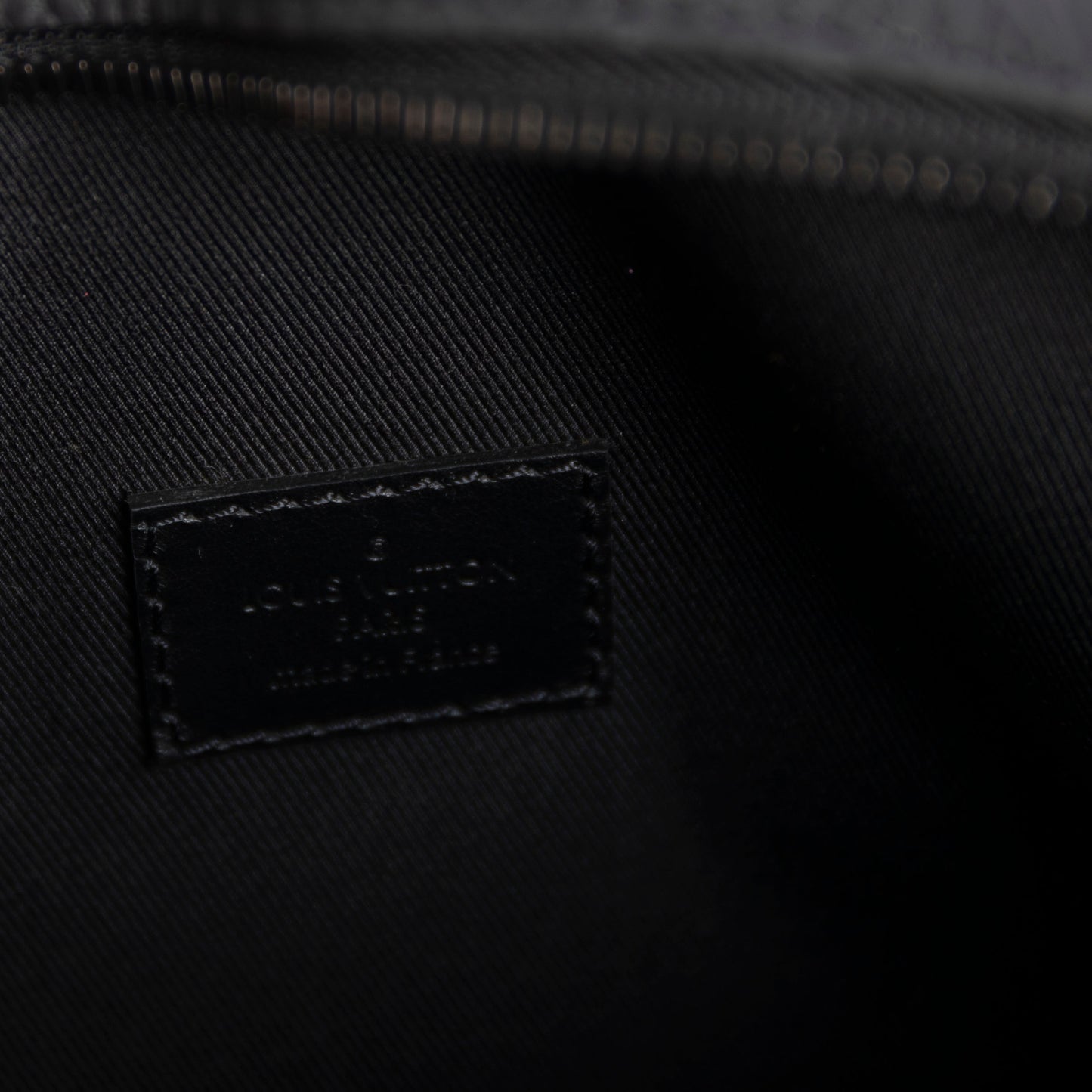 Louis Vuitton Black Monogram Taurillon Soft Trunk Bag