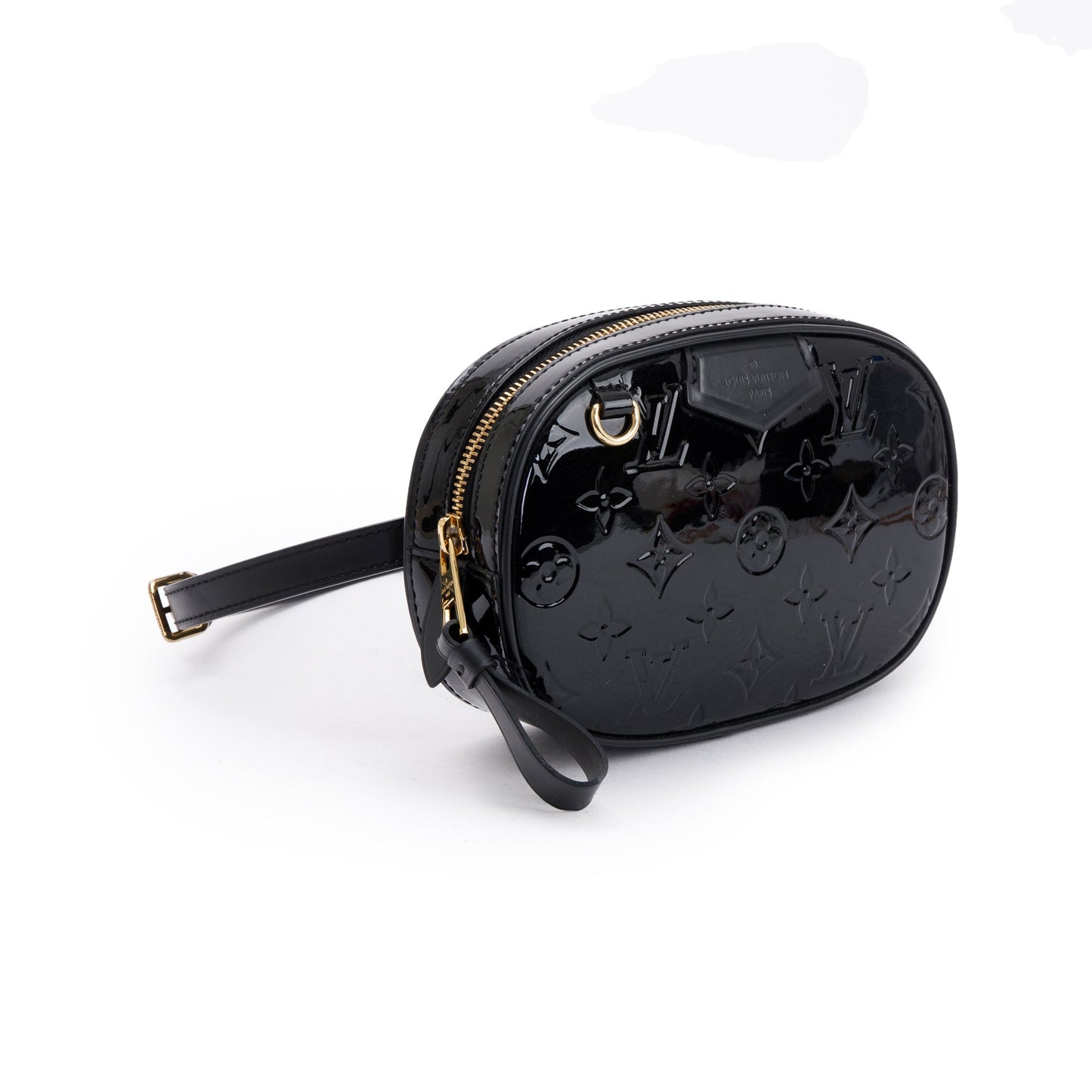 Louis Vuitton Black Monogram Vernis Leather Belt Bag