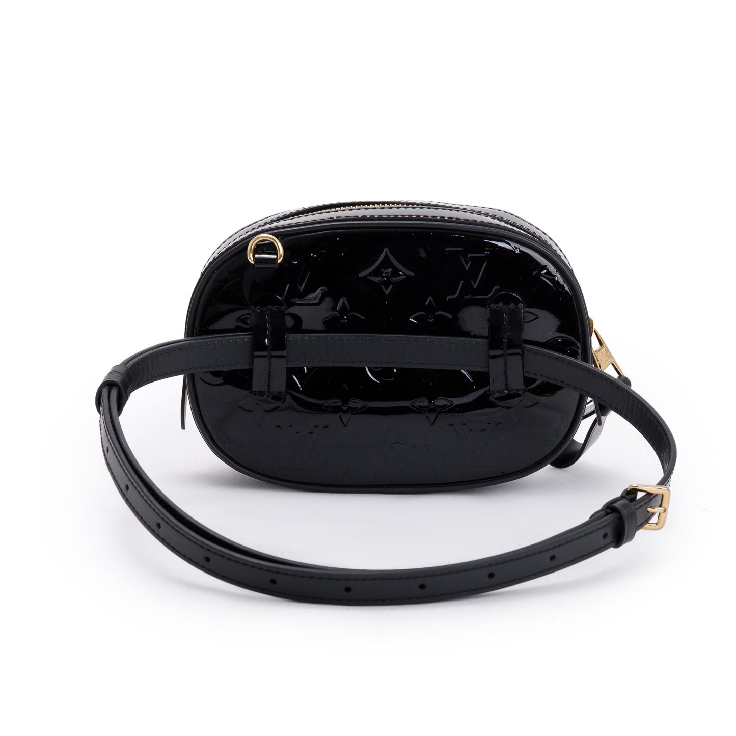 Louis Vuitton Black Monogram Vernis Leather Belt Bag