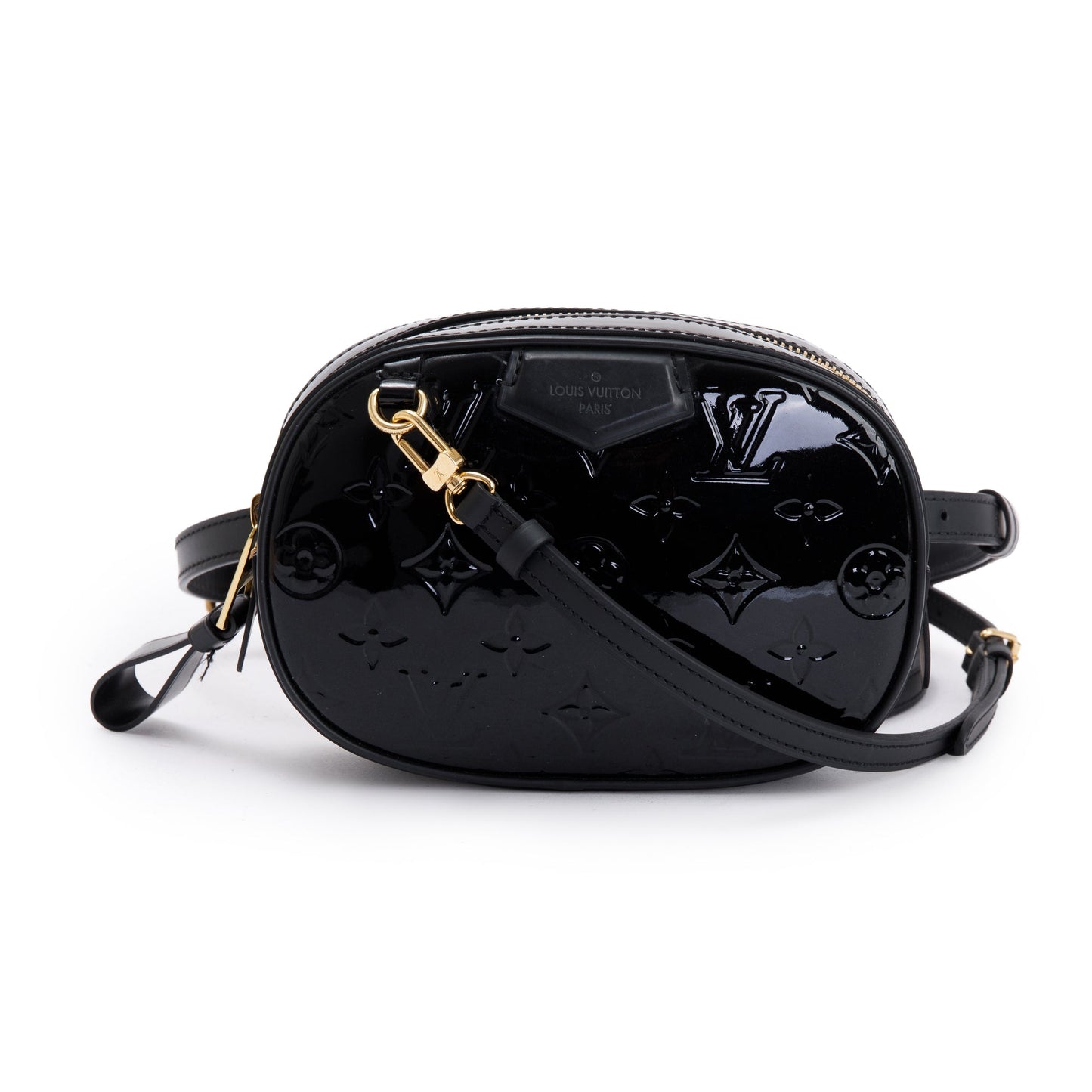 Louis Vuitton Black Monogram Vernis Leather Belt Bag