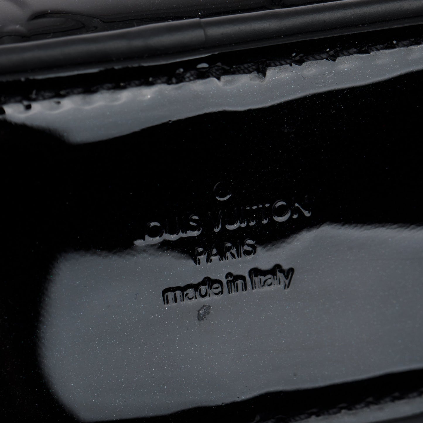 Louis Vuitton Black Monogram Vernis Leather Belt Bag