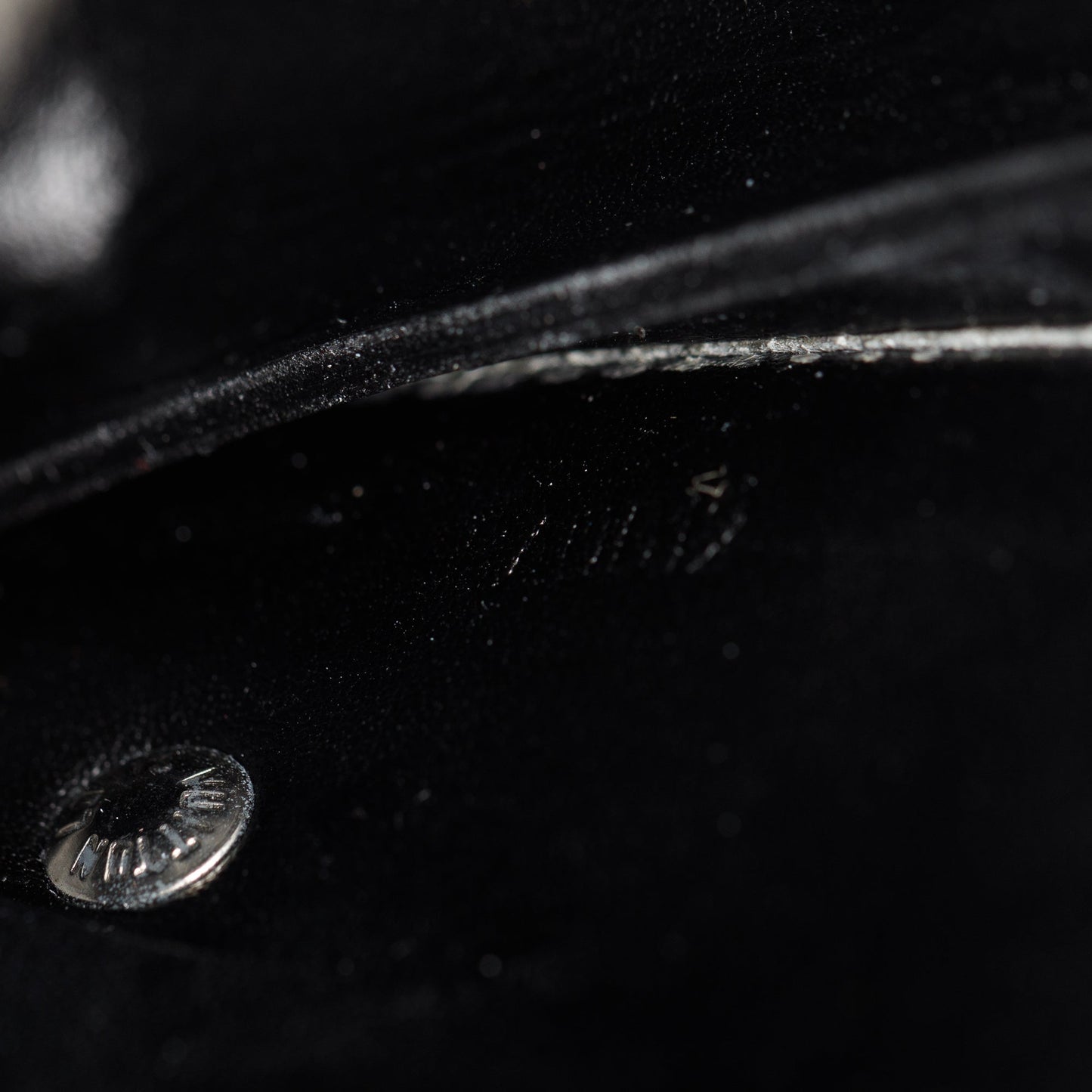Louis Vuitton Black Monogram Vernis Leather Lexington Fleur Pochette
