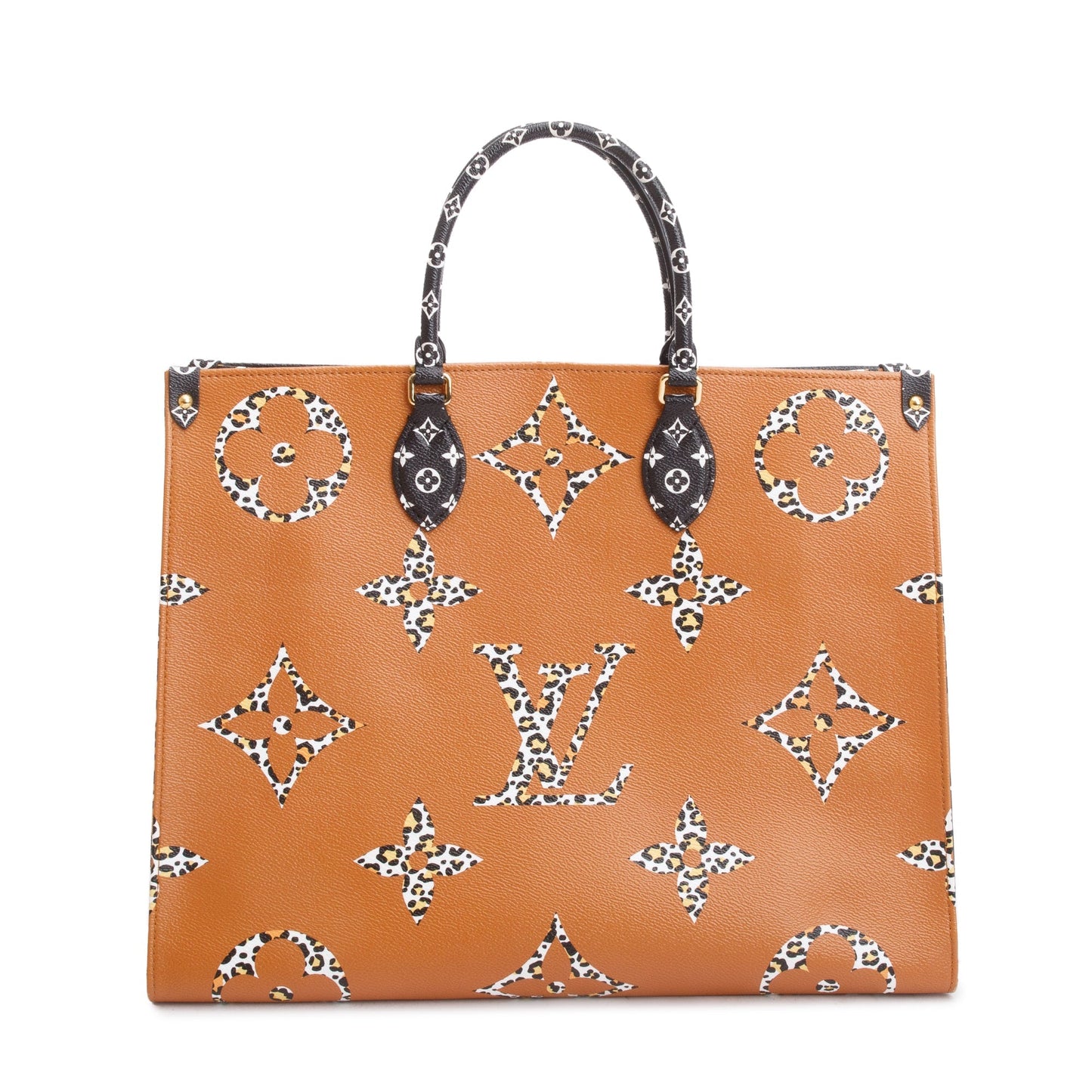 Louis Vuitton Black Multicolor Jungle Monogram Giant Limited Edition OnTheGo GM