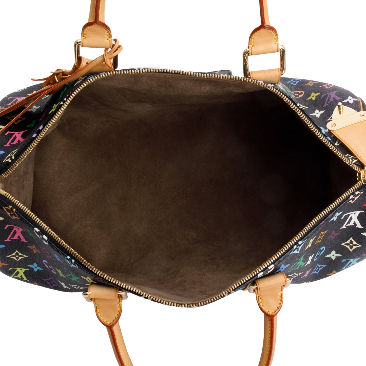 Louis Vuitton Black Multicolore Monogram Keepall 45