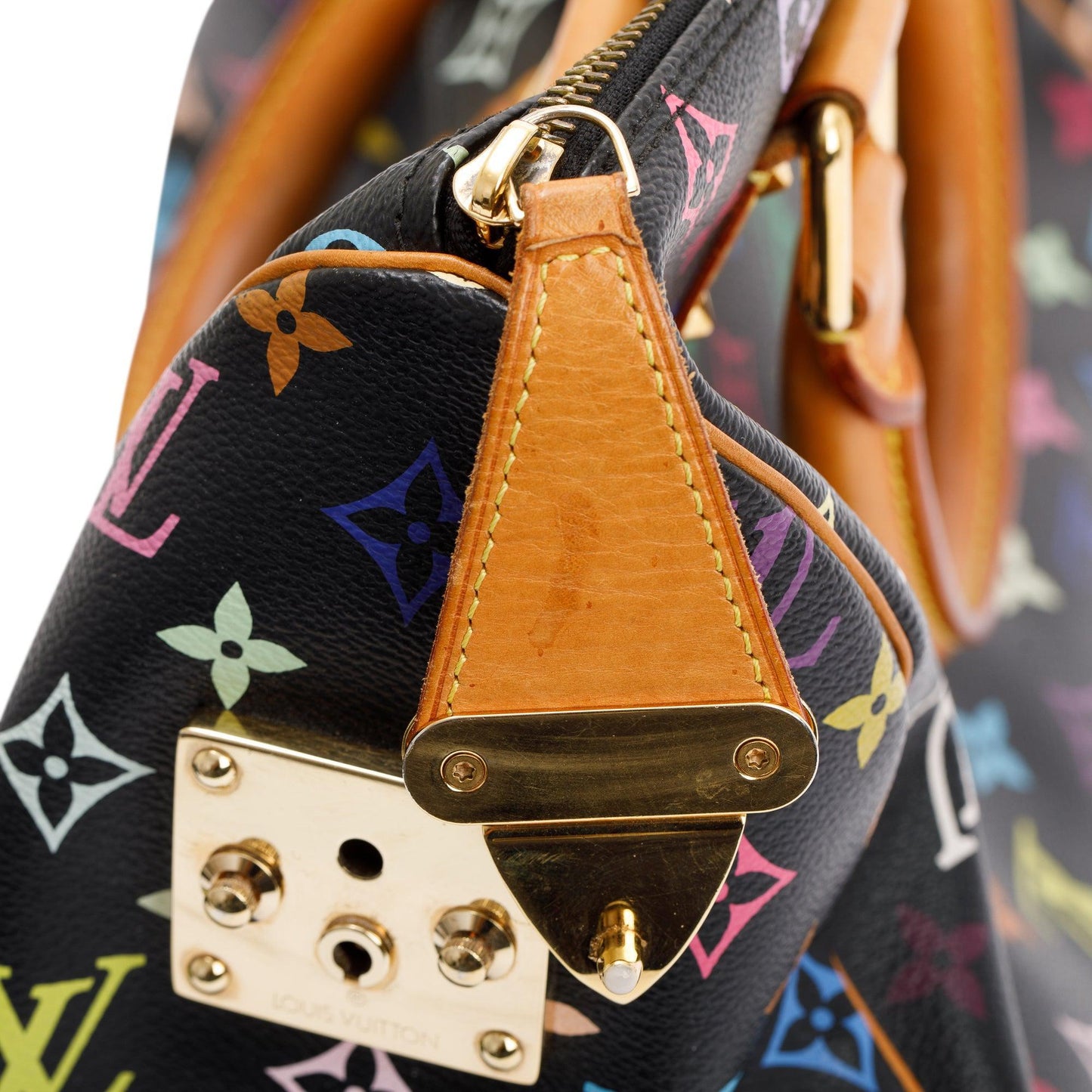 Louis Vuitton Black Multicolore Speedy 30