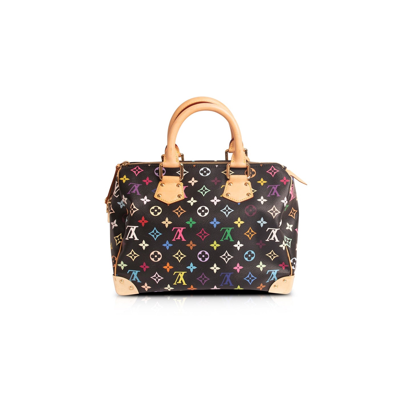 Louis Vuitton Black Multicolore Speedy 30