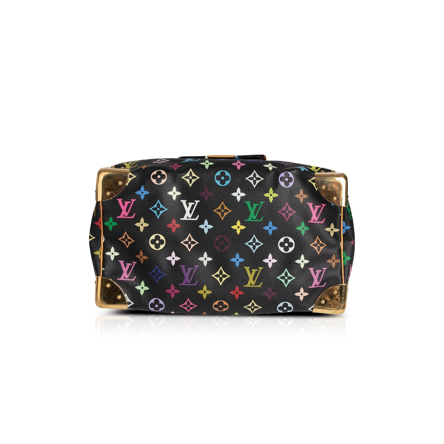 Louis Vuitton Black Multicolore Speedy 30