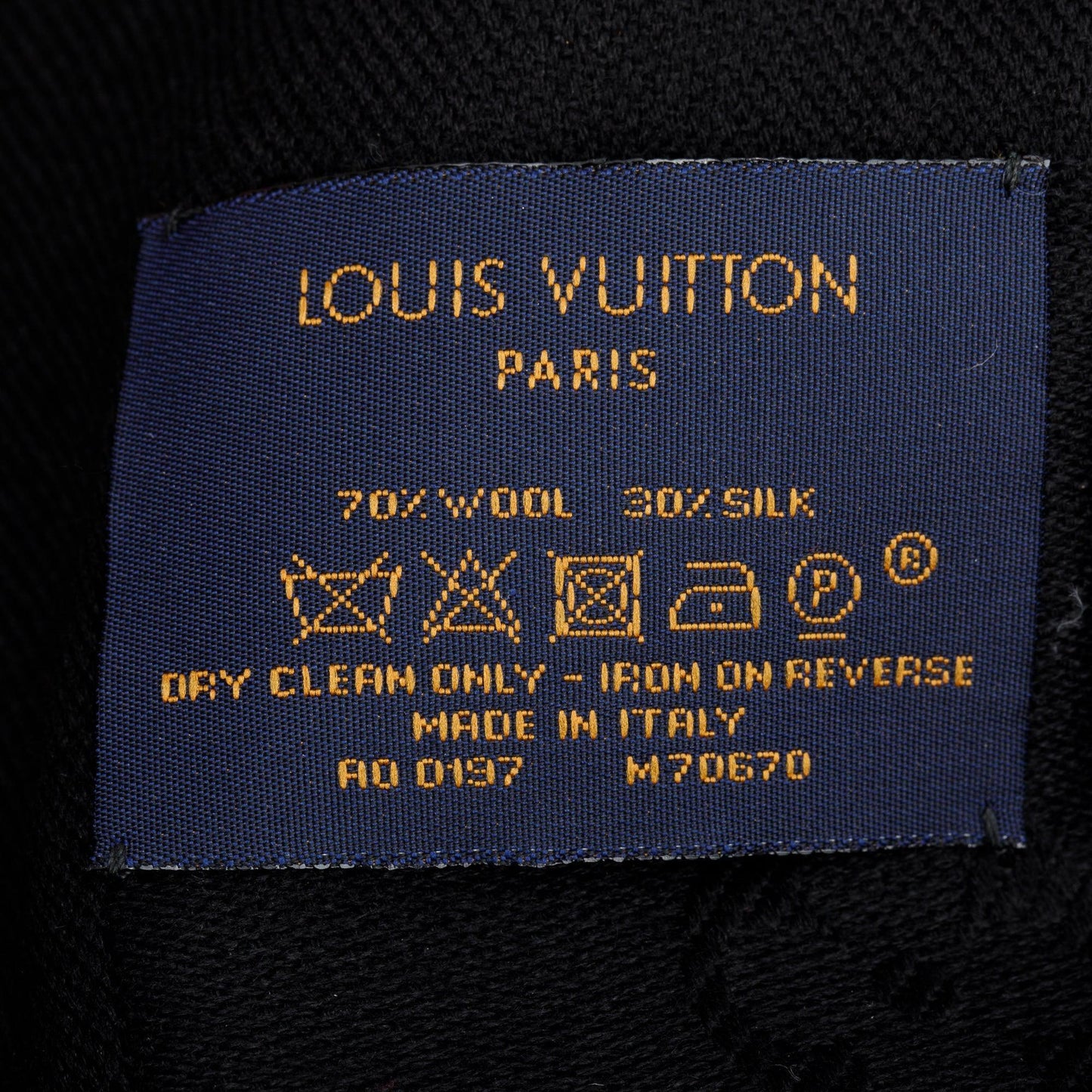 Louis Vuitton Black Silk/Wool Studded More Monogram Shawl Scarf