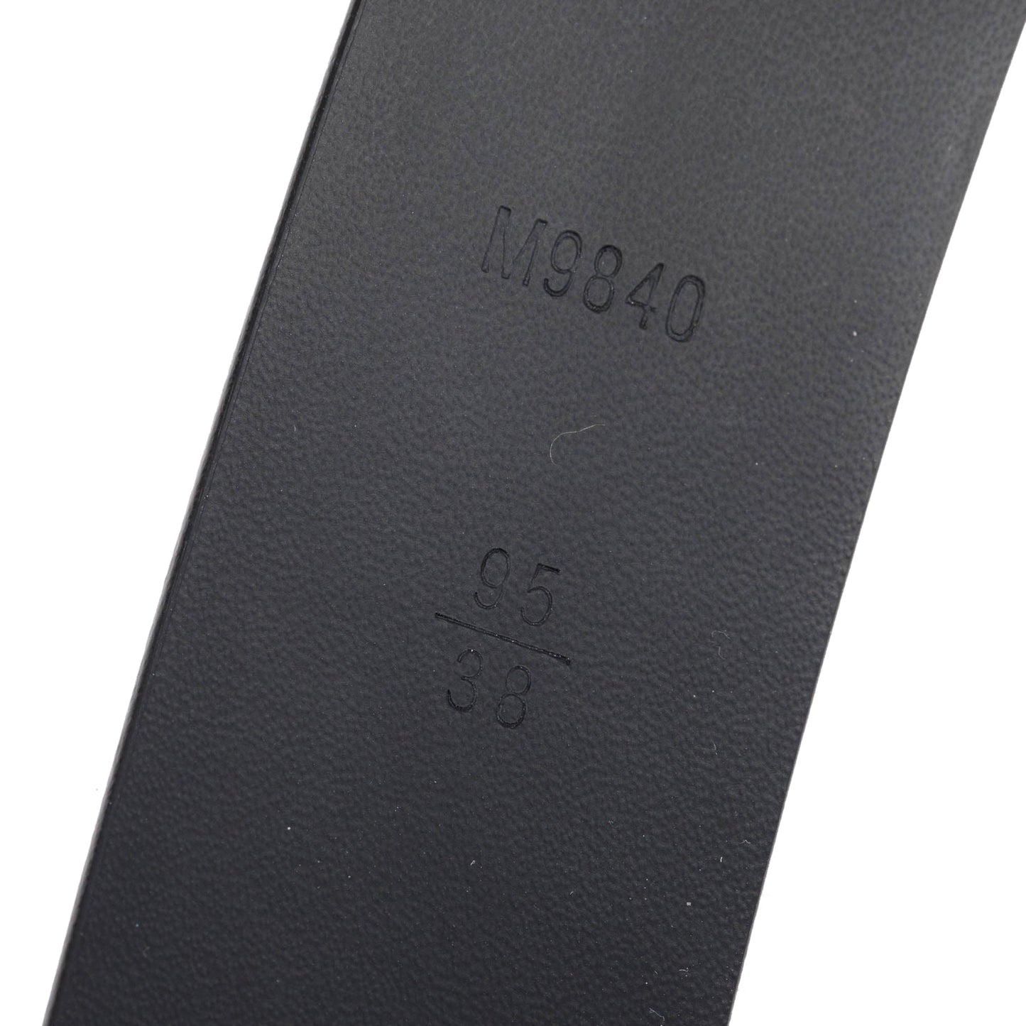 Louis Vuitton Black Smooth Leather Skyline 30 MM Belt 95 38