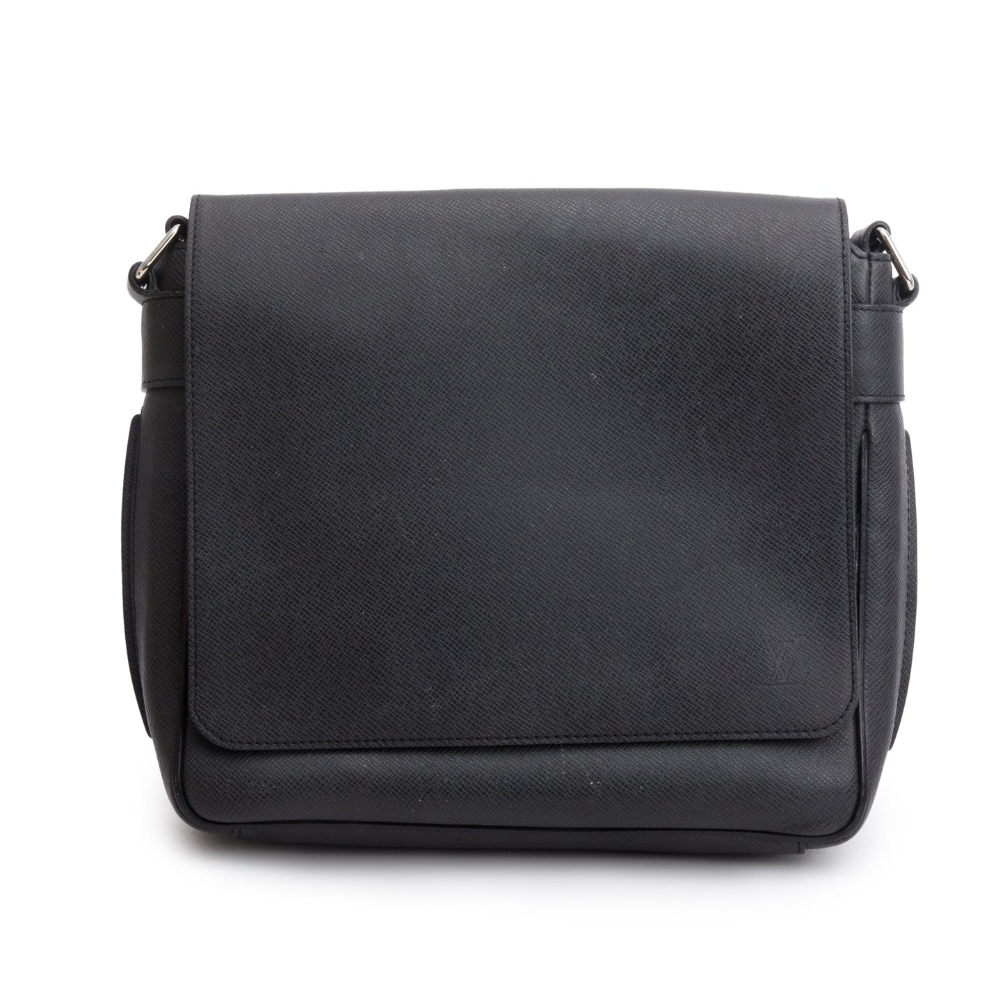Louis Vuitton Black Taiga Leather Roman PM