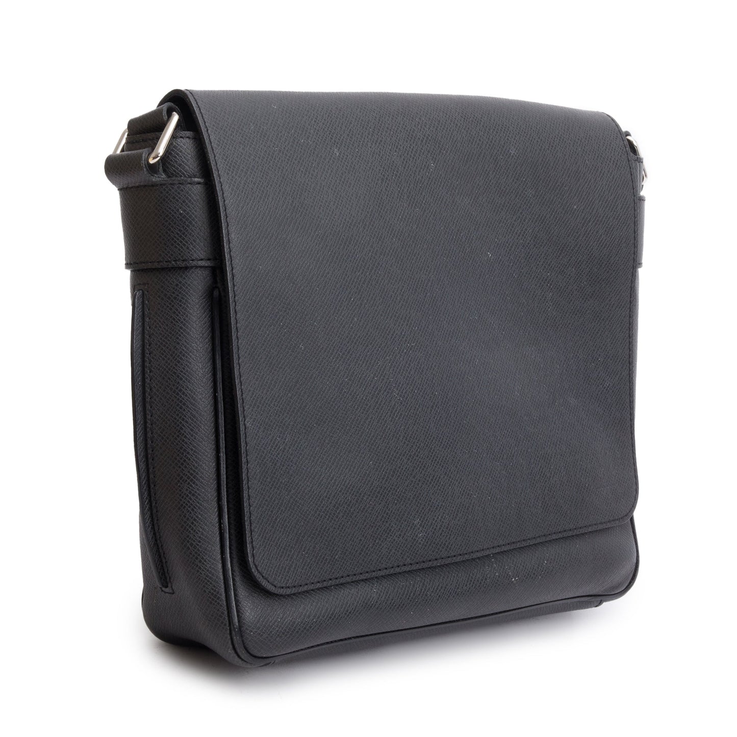 Louis Vuitton Black Taiga Leather Roman PM