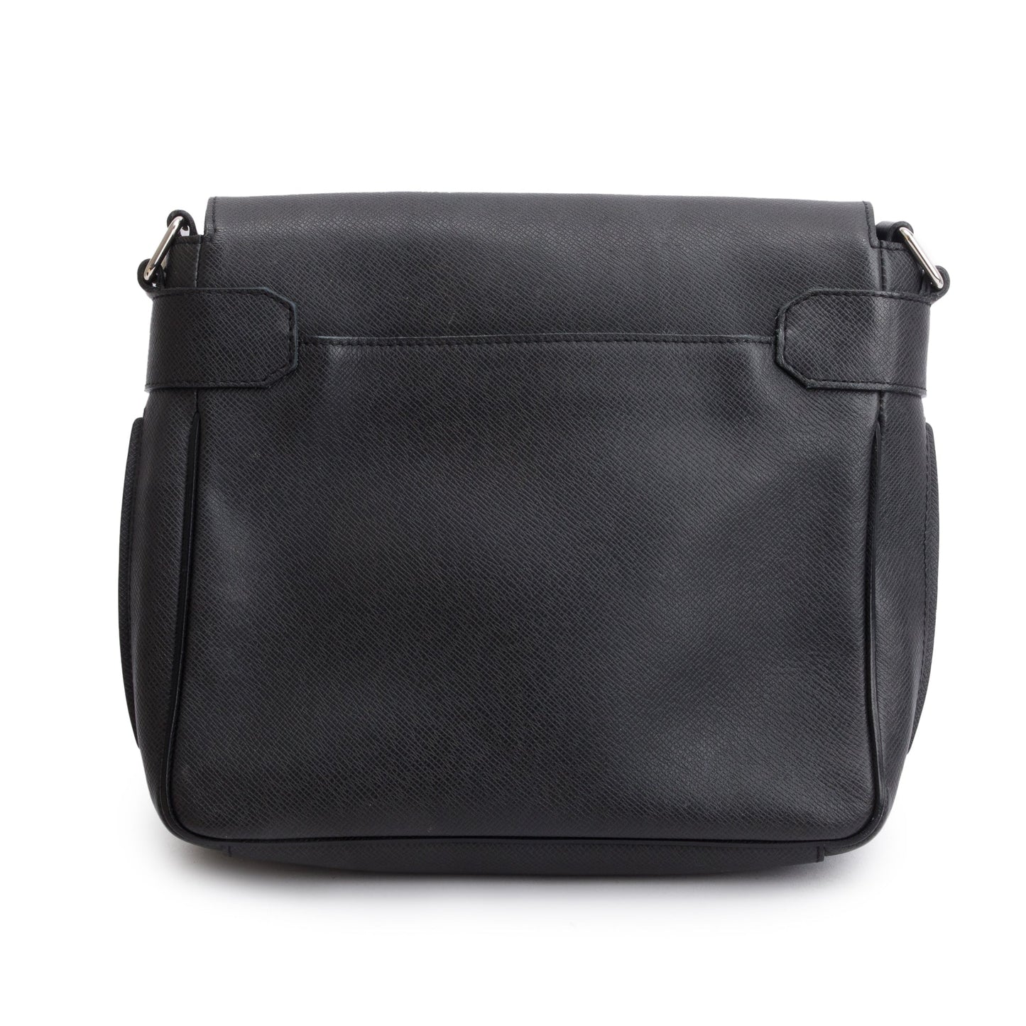 Louis Vuitton Black Taiga Leather Roman PM