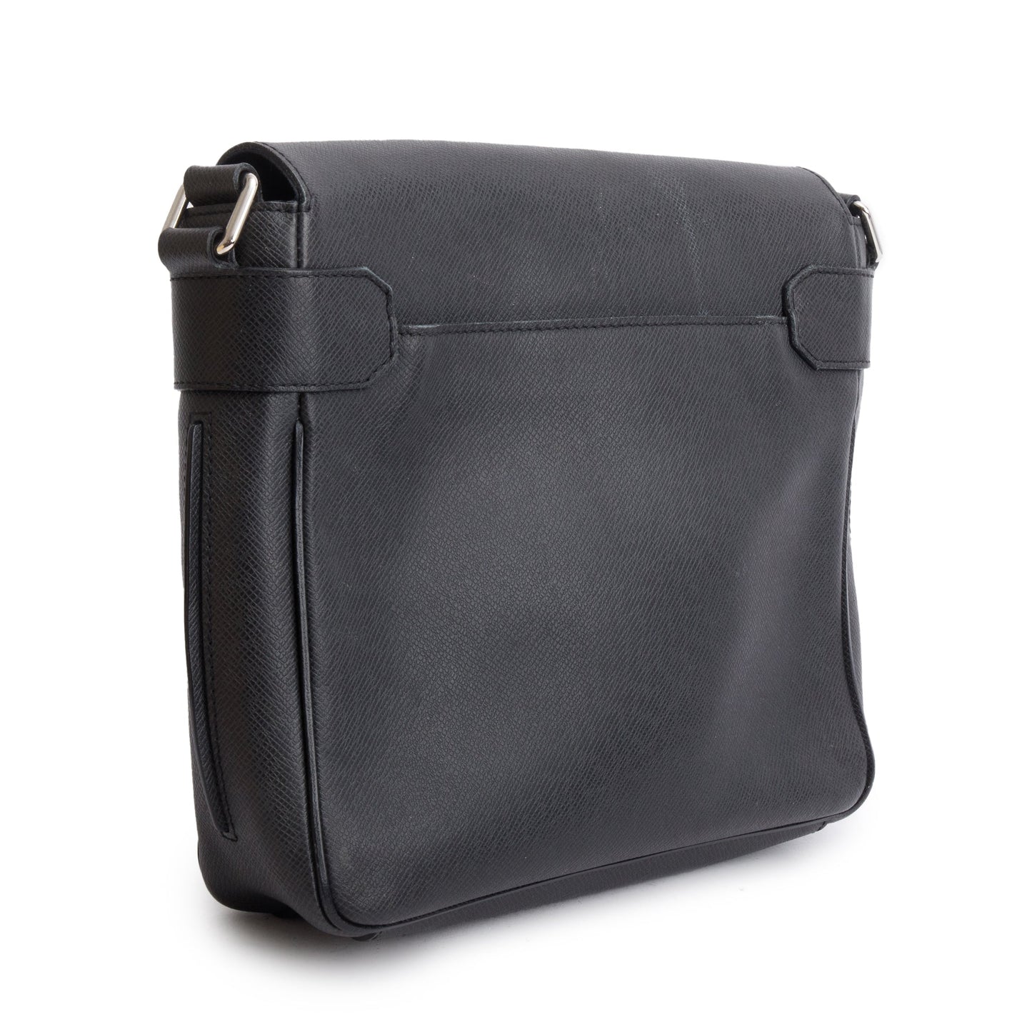 Louis Vuitton Black Taiga Leather Roman PM