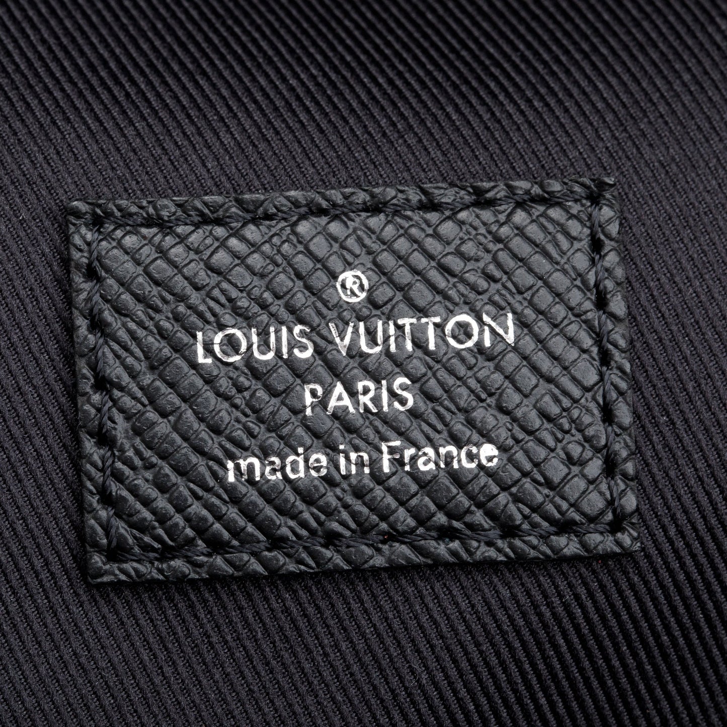 Louis Vuitton Black Taigarama Discovery Backpack