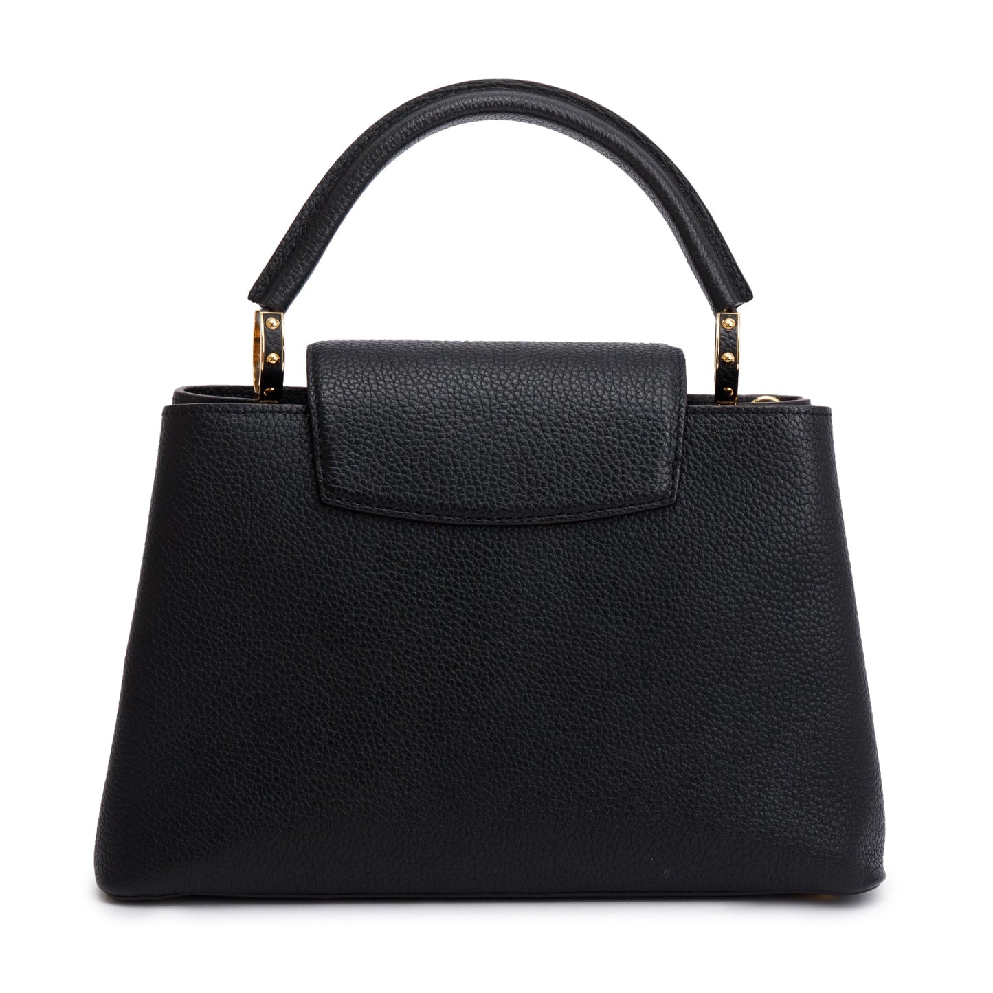 Louis Vuitton Black Taurillon Leather Capucines PM