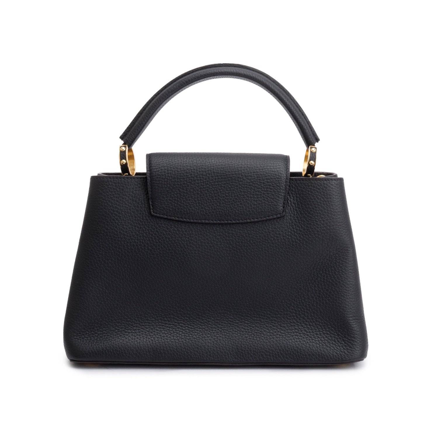 Louis Vuitton Black Taurillon Leather Capucines PM