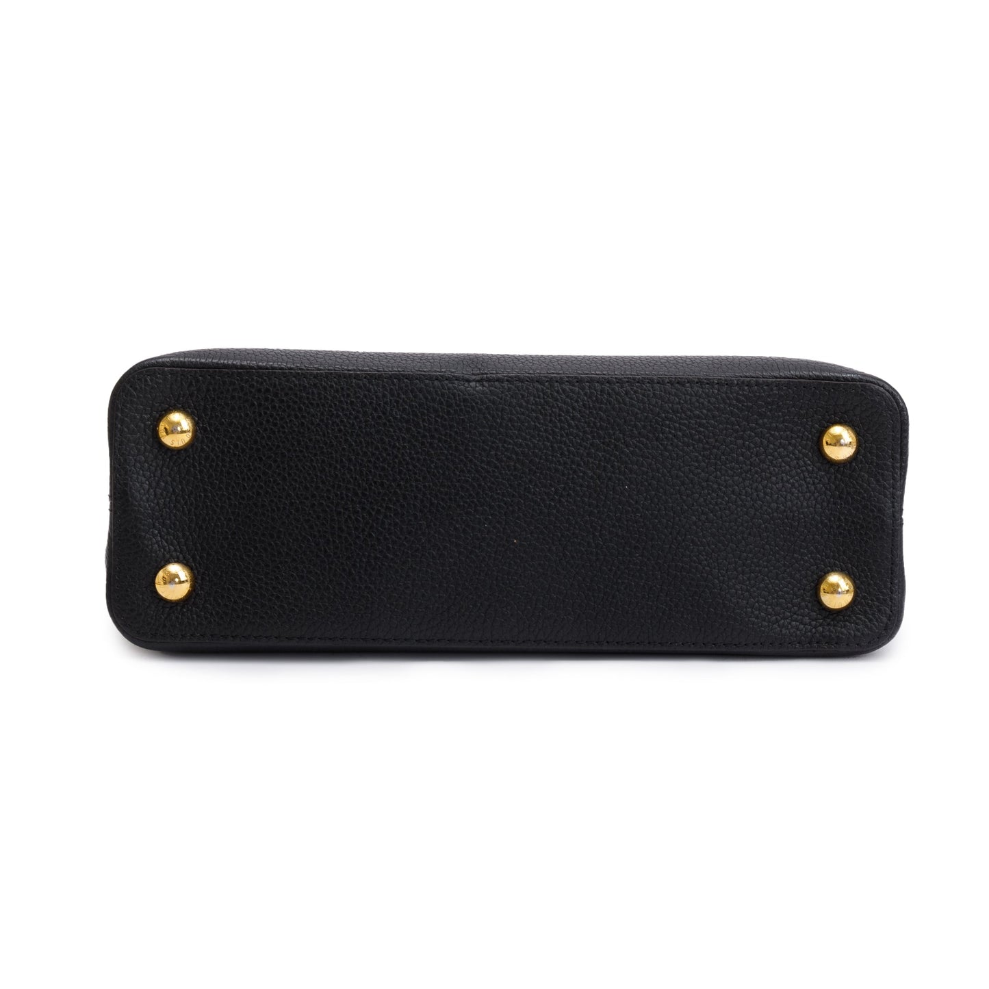 Louis Vuitton Black Taurillon Leather Capucines PM