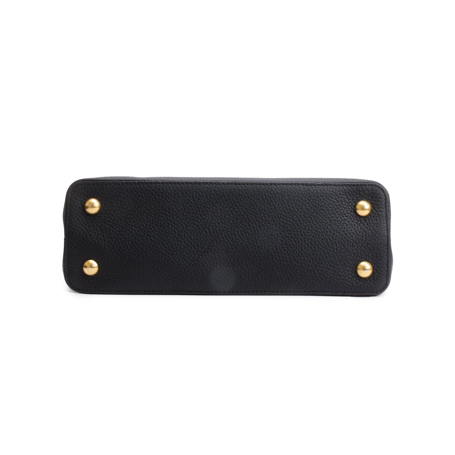 Louis Vuitton Black Taurillon Leather Capucines PM