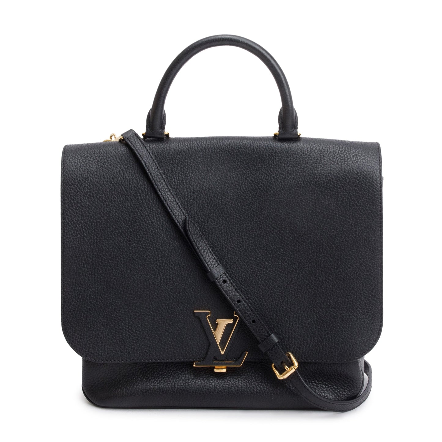 Louis Vuitton Black Taurillon Leather Volta Bag