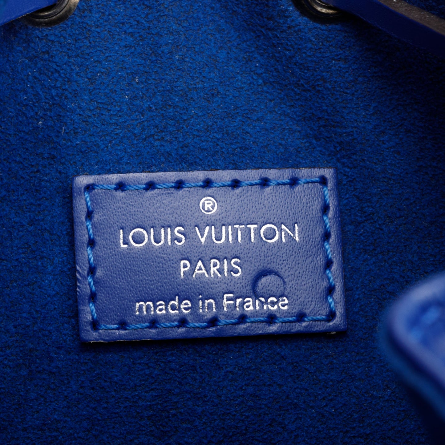 Louis Vuitton Blue Epi Leather Nano Noe Crossbody