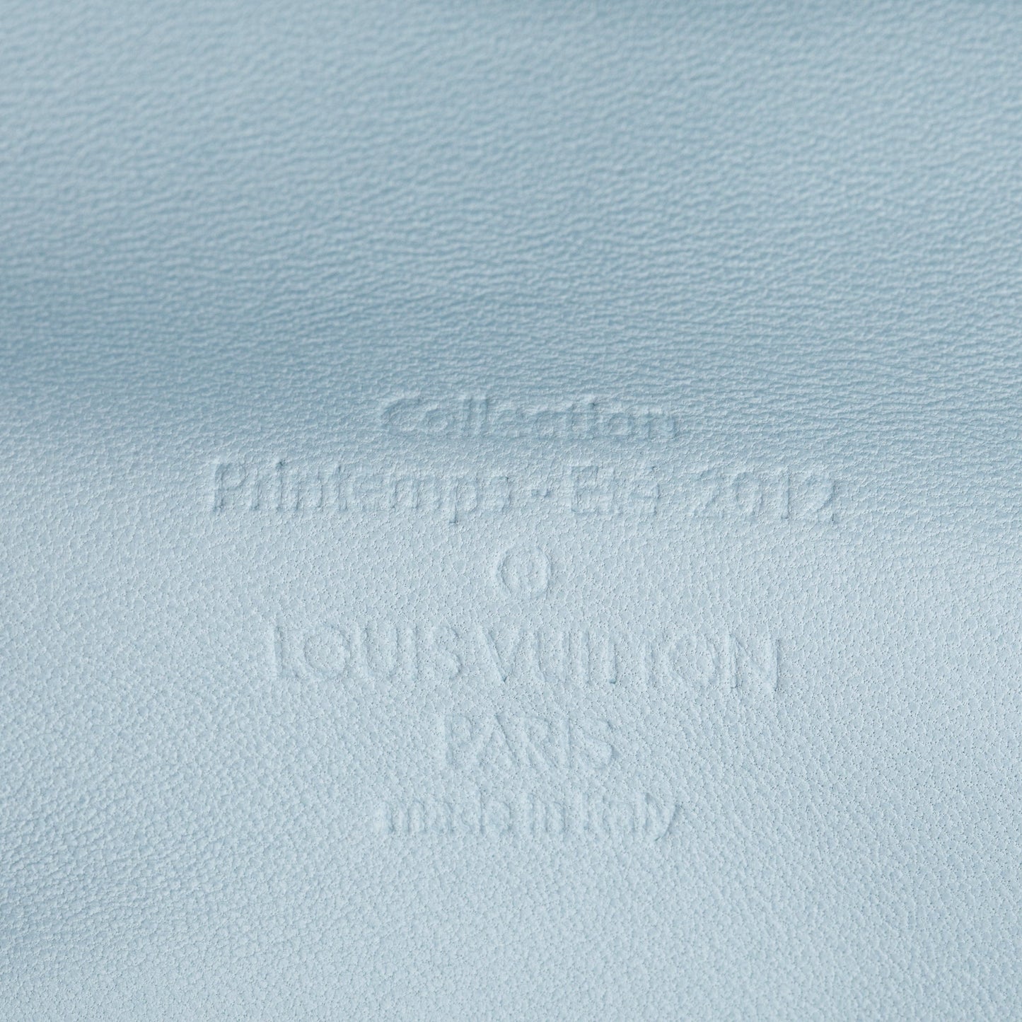 Louis Vuitton Blue Lambskin Mama Broderie Bag