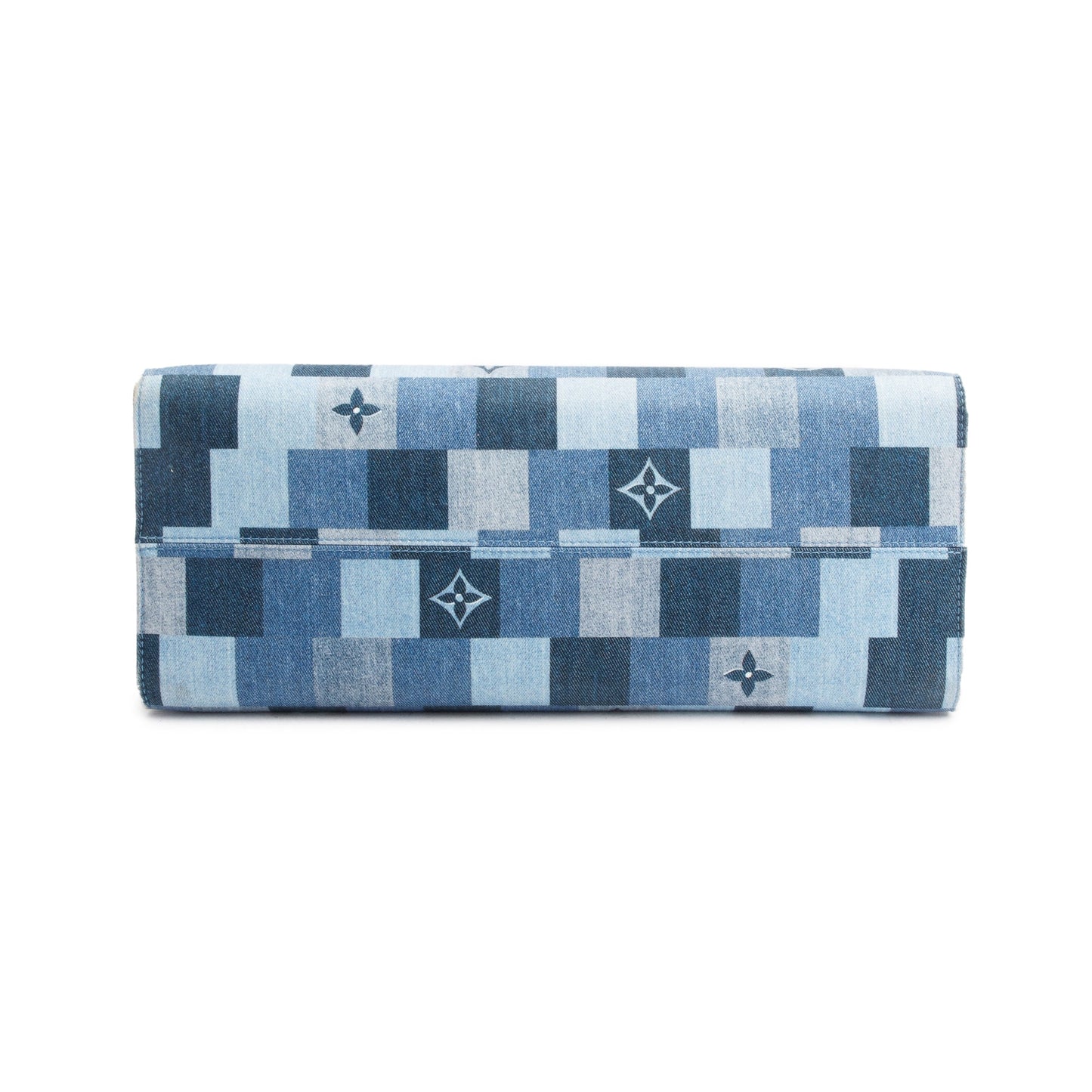 Louis Vuitton Blue Monogram Damier Denim OnTheGo GM