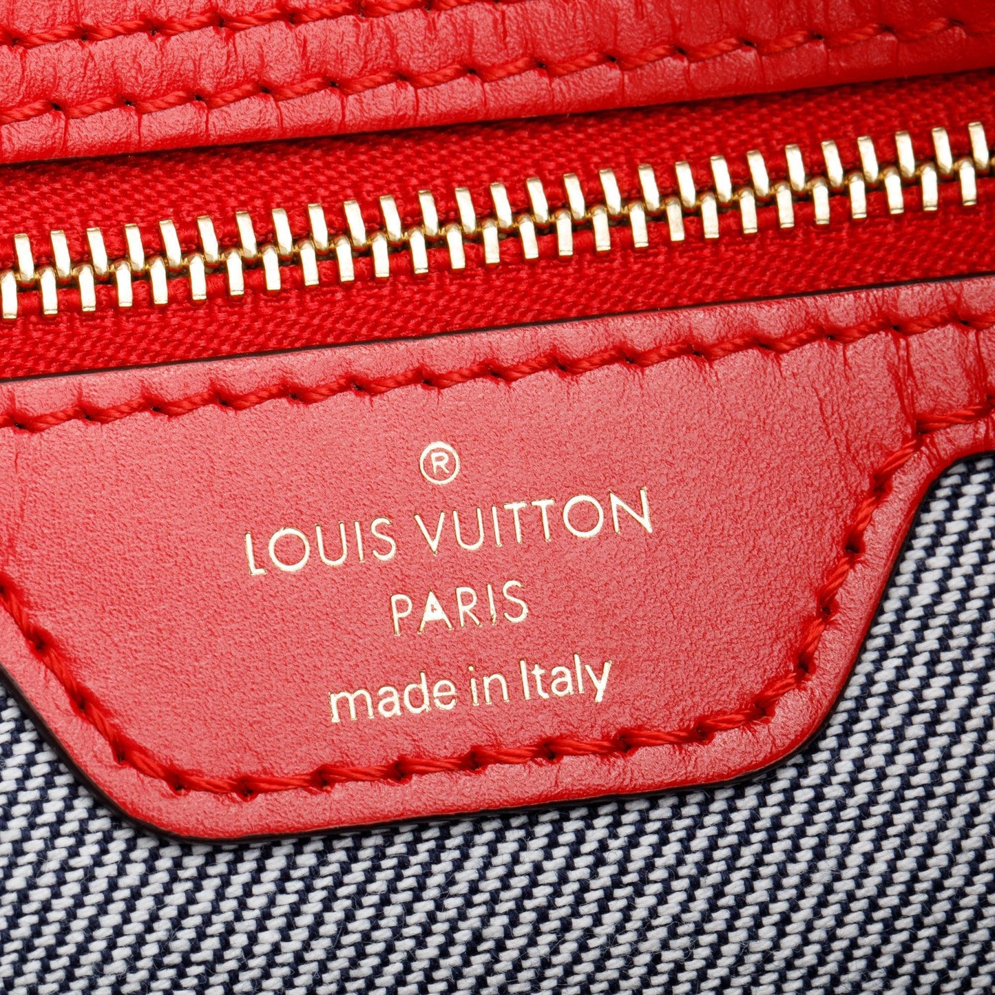 Louis Vuitton Blue Monogram Damier Denim OnTheGo GM