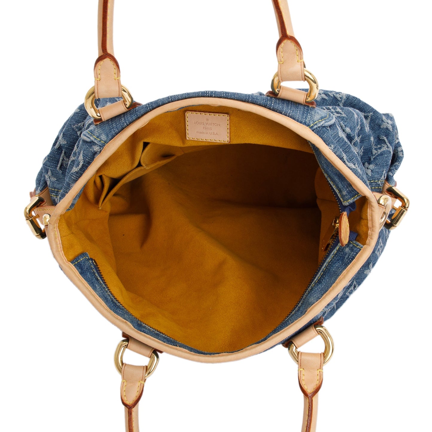 Louis Vuitton Blue Monogram Denim Neo Cabby MM