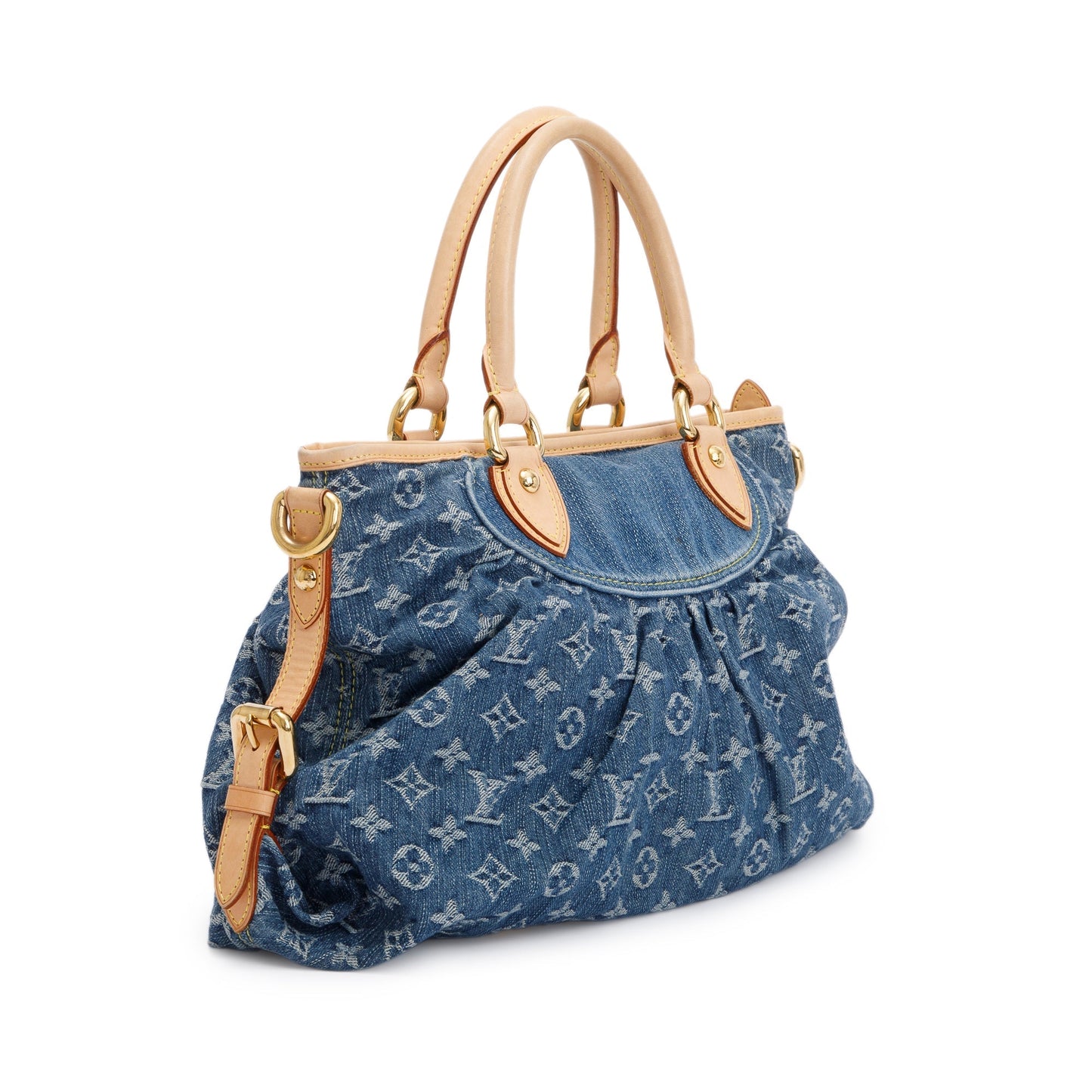Louis Vuitton Blue Monogram Denim Neo Cabby MM