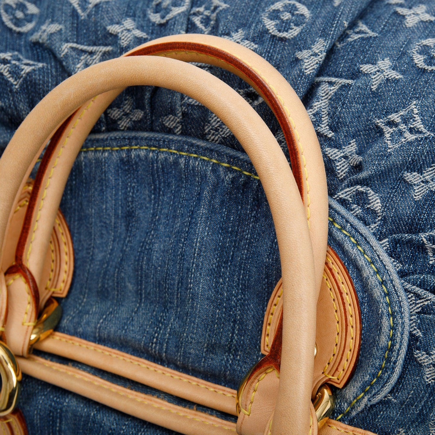 Louis Vuitton Blue Monogram Denim Neo Cabby MM