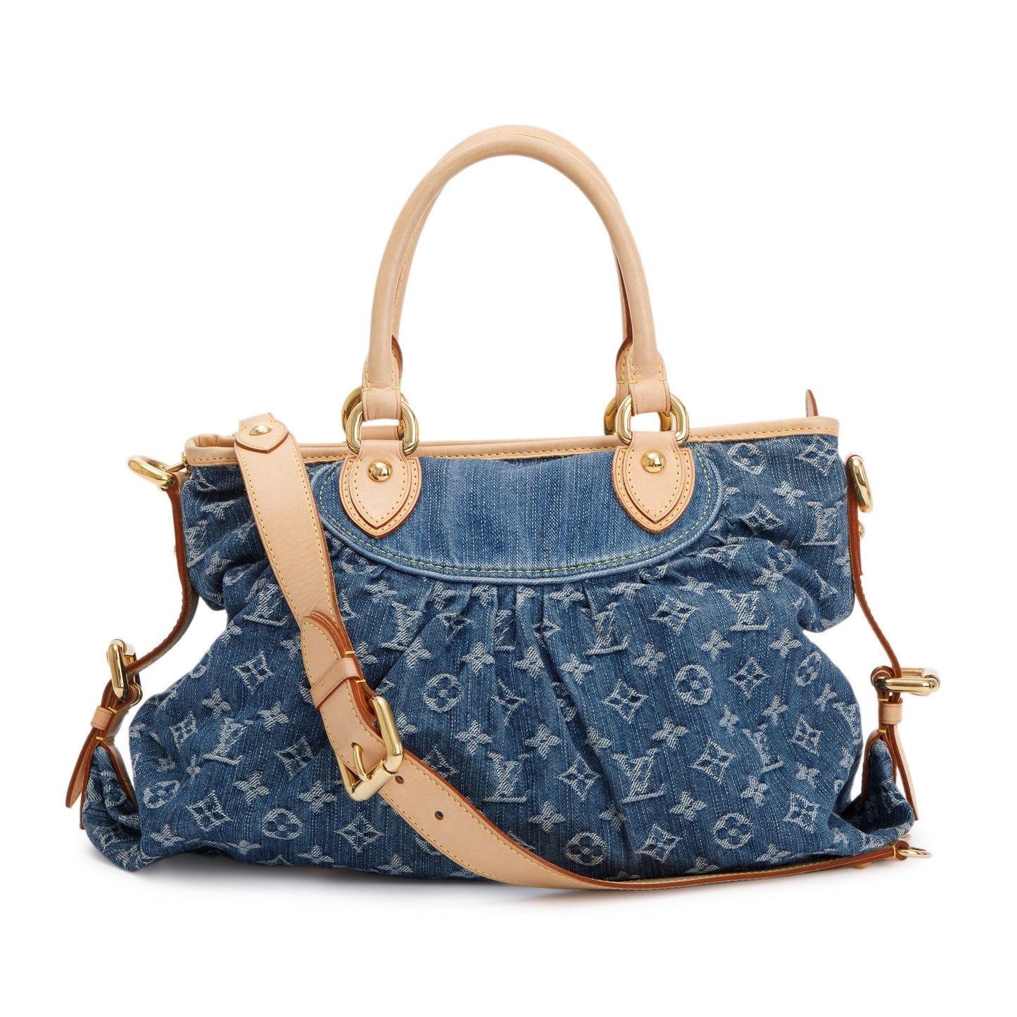 Louis Vuitton Blue Monogram Denim Neo Cabby MM
