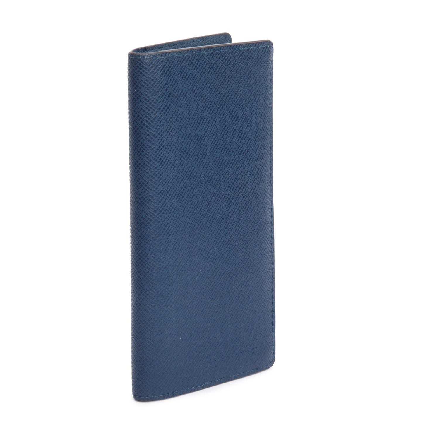 Louis Vuitton Blue Taiga Leather Brazza Wallet