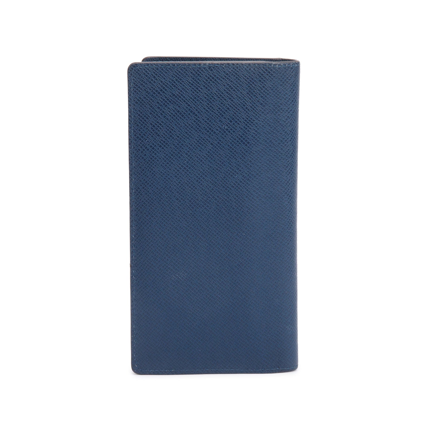 Louis Vuitton Blue Taiga Leather Brazza Wallet