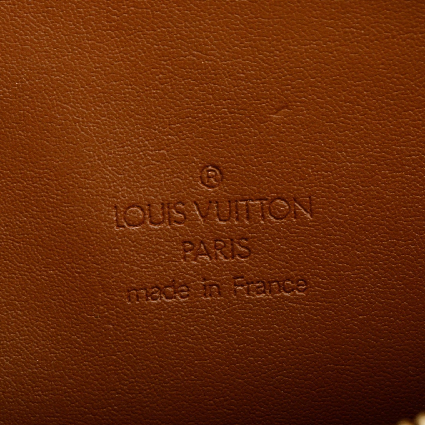 Louis Vuitton Bronze Monogram Vernis Leather Mott Bag
