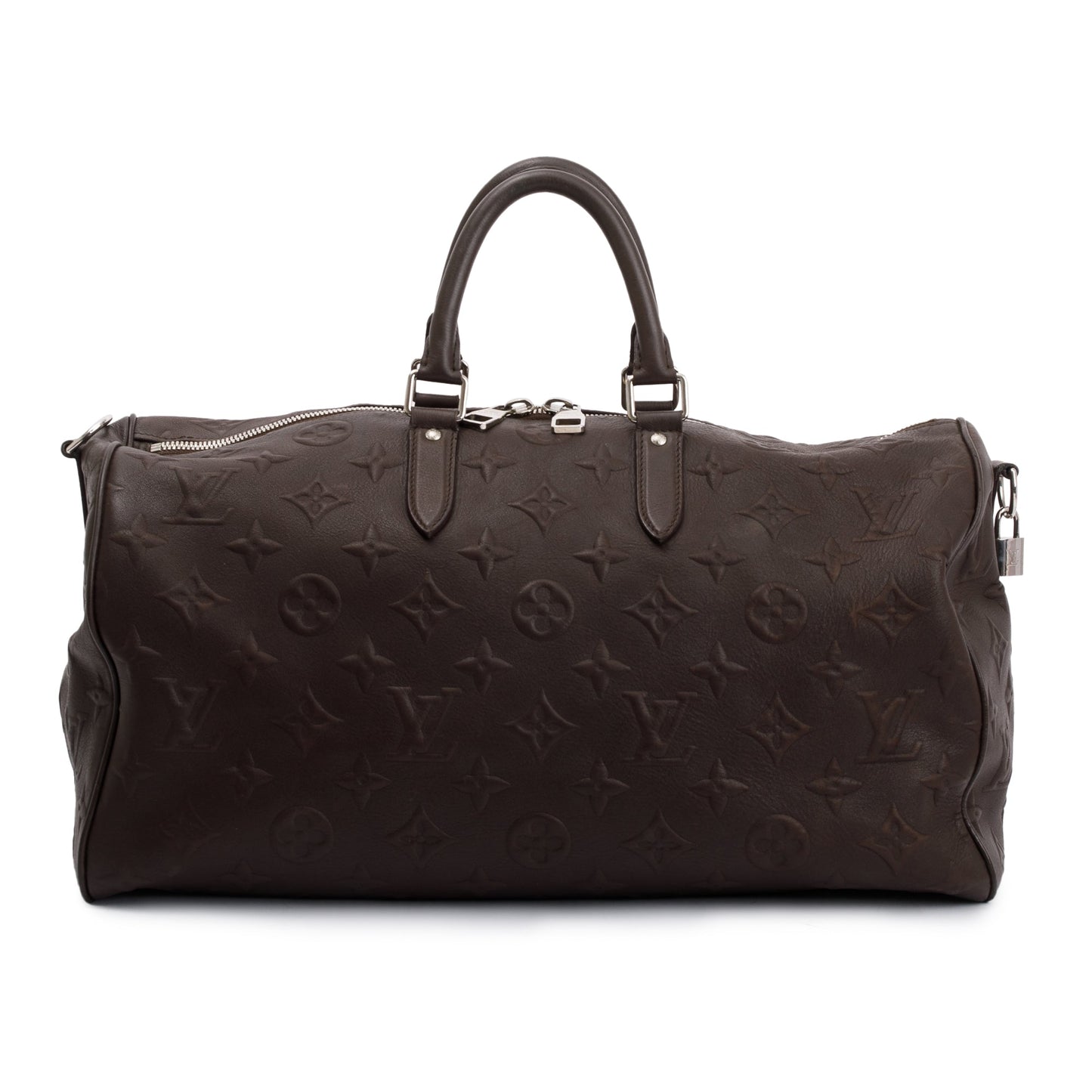 Louis Vuitton Brown Edun Monogram Revelation Keepall Bandouliere 45