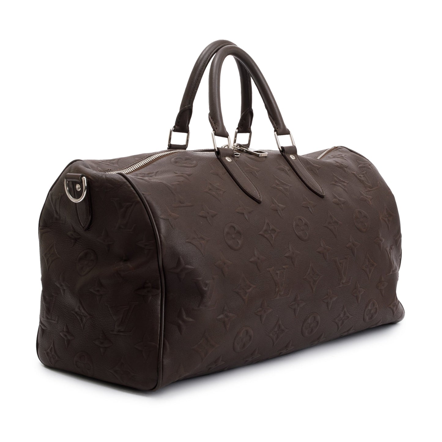 Louis Vuitton Brown Edun Monogram Revelation Keepall Bandouliere 45