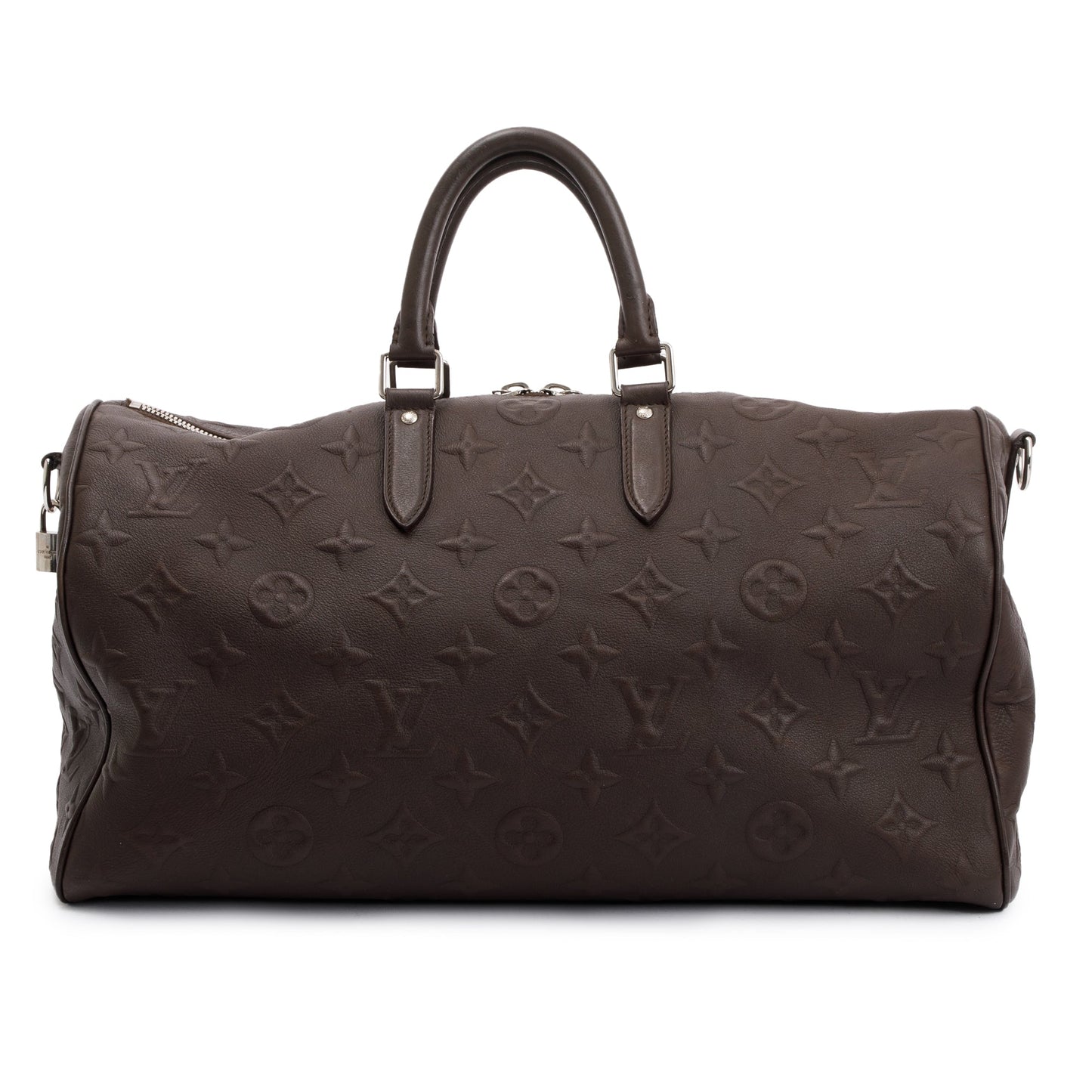 Louis Vuitton Brown Edun Monogram Revelation Keepall Bandouliere 45