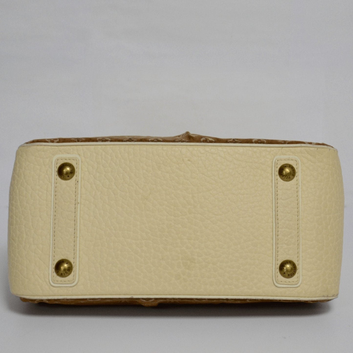 Louis Vuitton Brown Mini Lin Trapeze PM