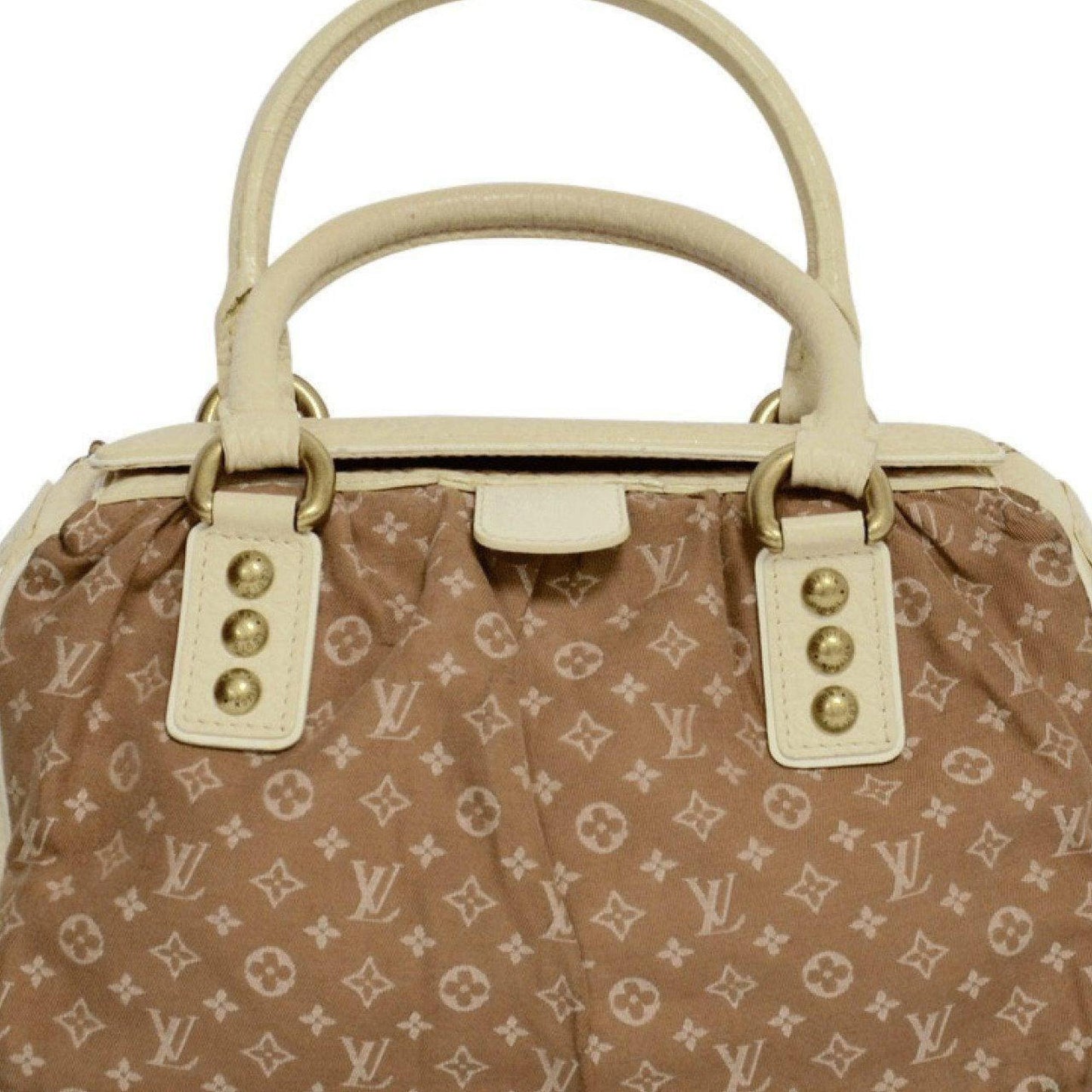 Louis Vuitton Brown Mini Lin Trapeze PM