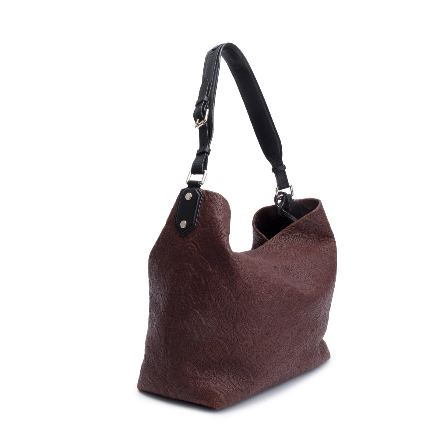 Louis Vuitton Brown Monogram Antheia Leather Hobo PM