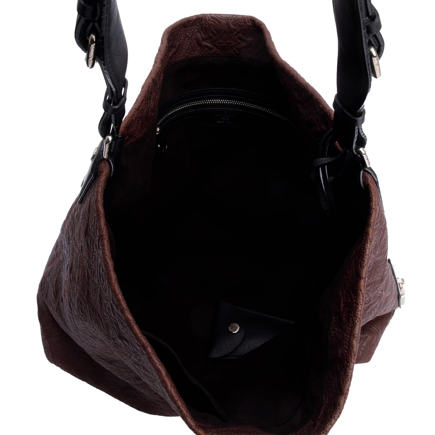 Louis Vuitton Brown Monogram Antheia Leather Hobo PM