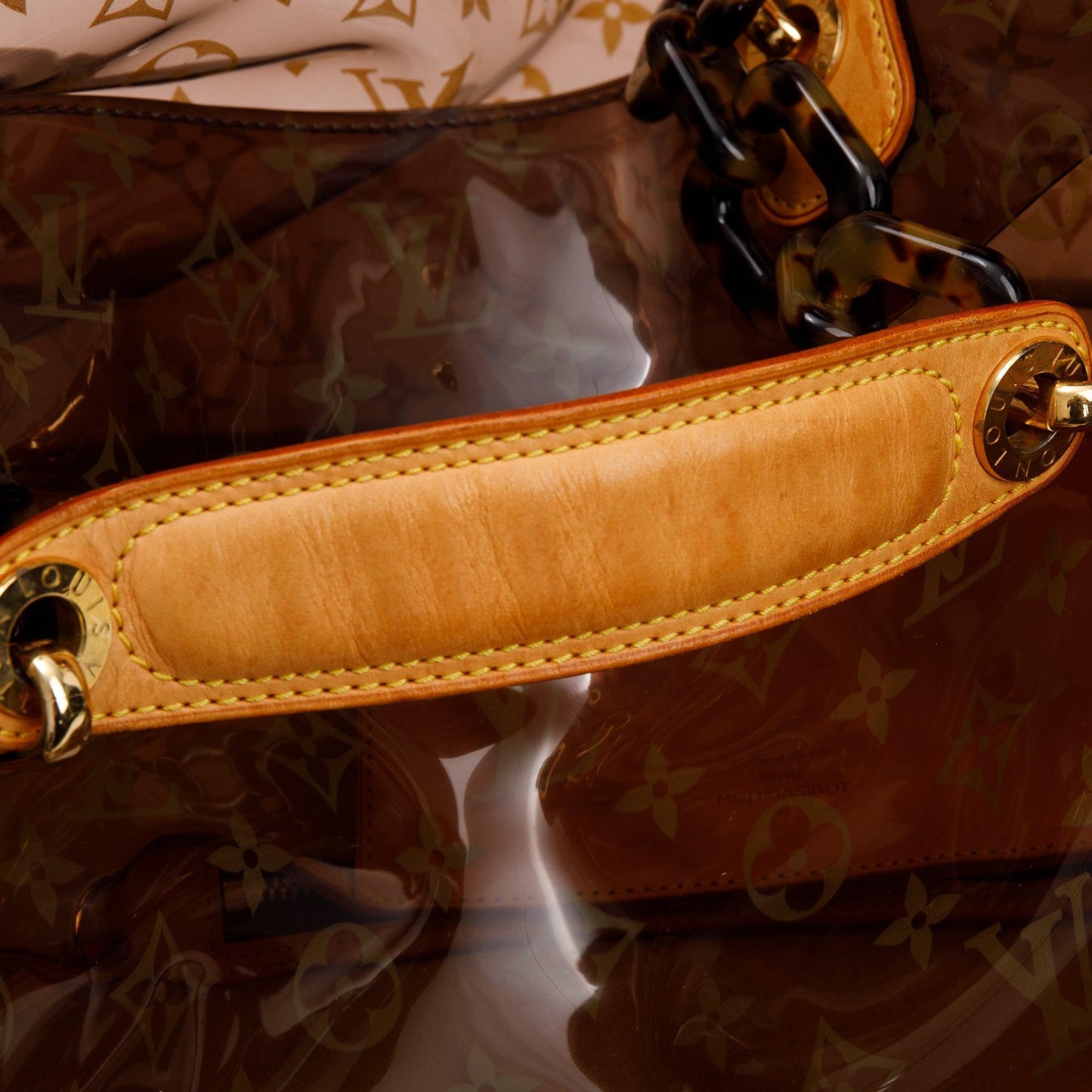 Louis Vuitton Brown Monogram Vinyl Cabas Sac Ambre GM Tote
