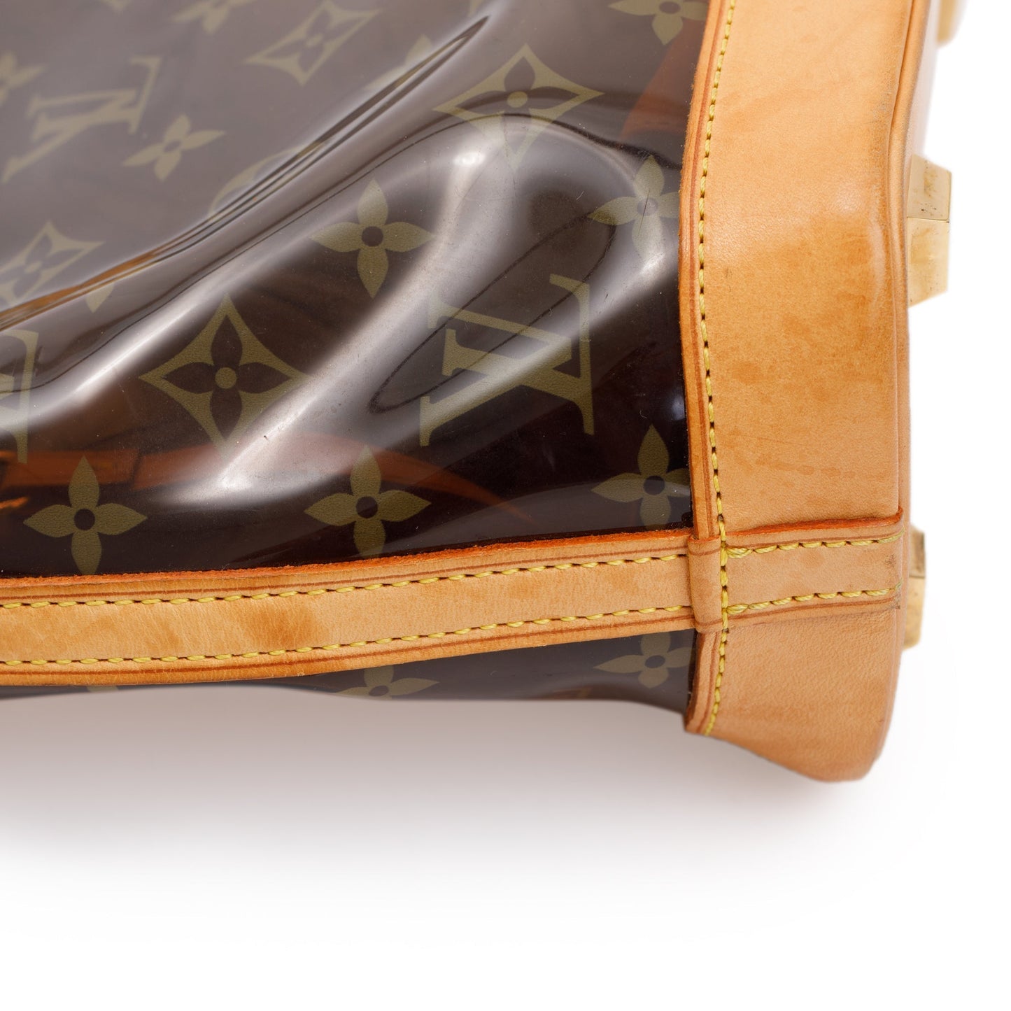 Louis Vuitton Brown Monogram Vinyl Cabas Sac Ambre PM Tote