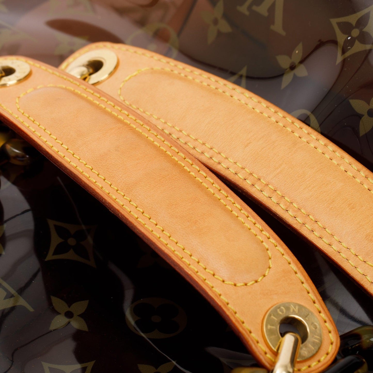 Louis Vuitton Brown Monogram Vinyl Cabas Sac Ambre PM Tote